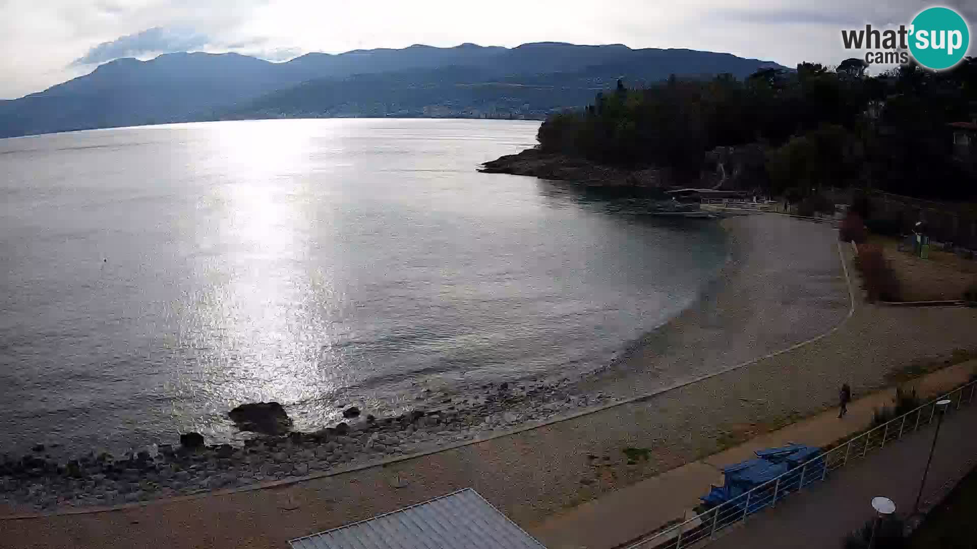 Reka Spletna kamera  plaža pri Bazenih Kantrida