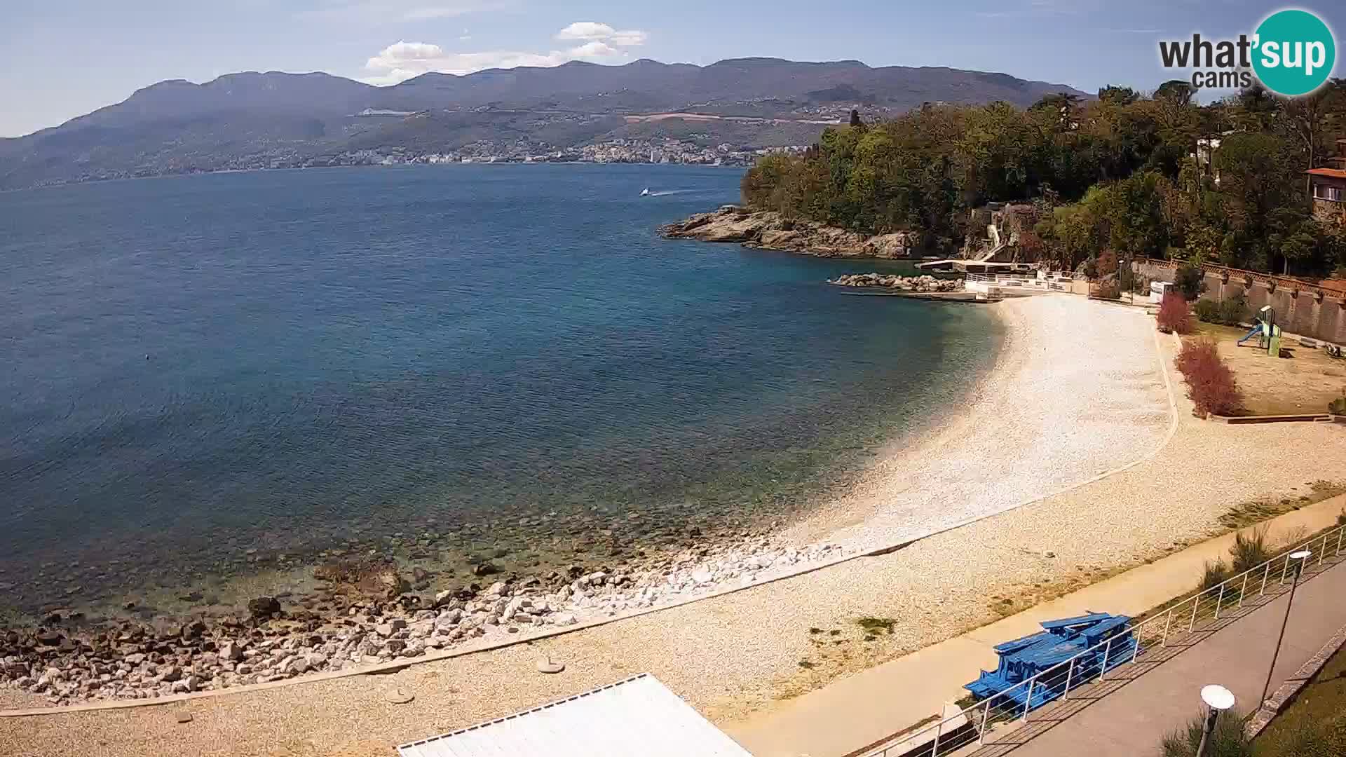 Rijeka web kamera plaža pri Bazenih Kantrida