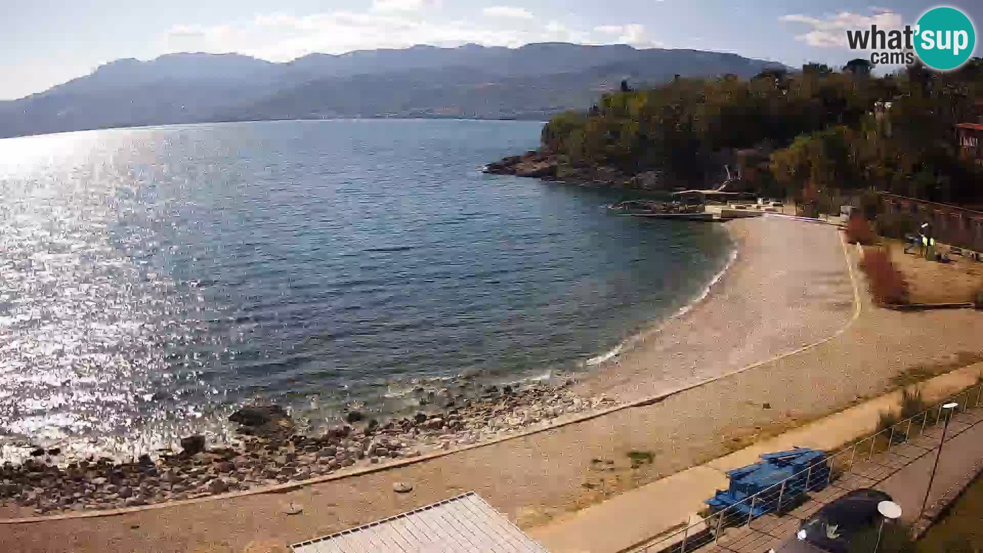 Rijeka web kamera plaža pri Bazenih Kantrida