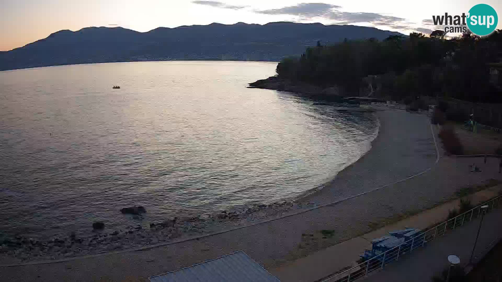 Rijeka web kamera plaža pri Bazenih Kantrida