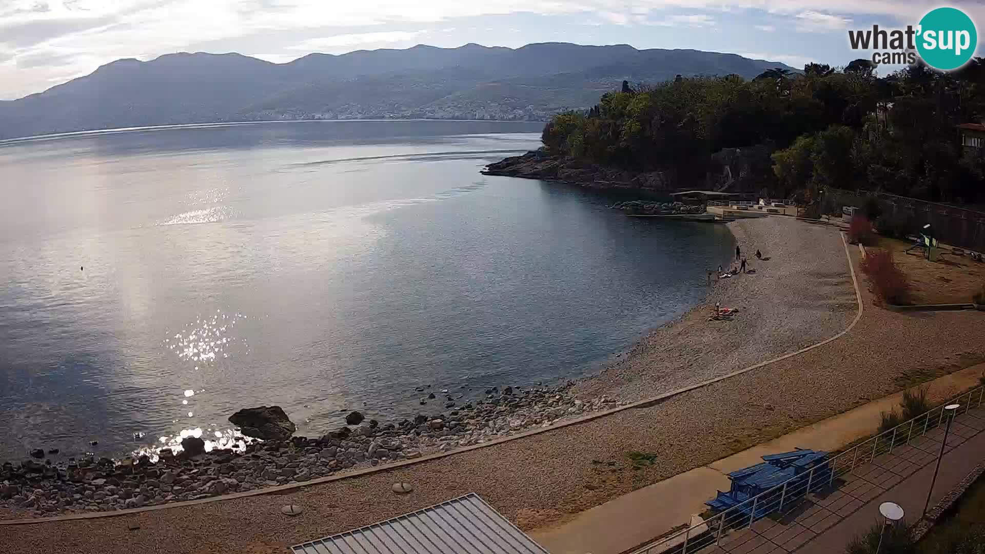 Rijeka web kamera plaža pri Bazenih Kantrida