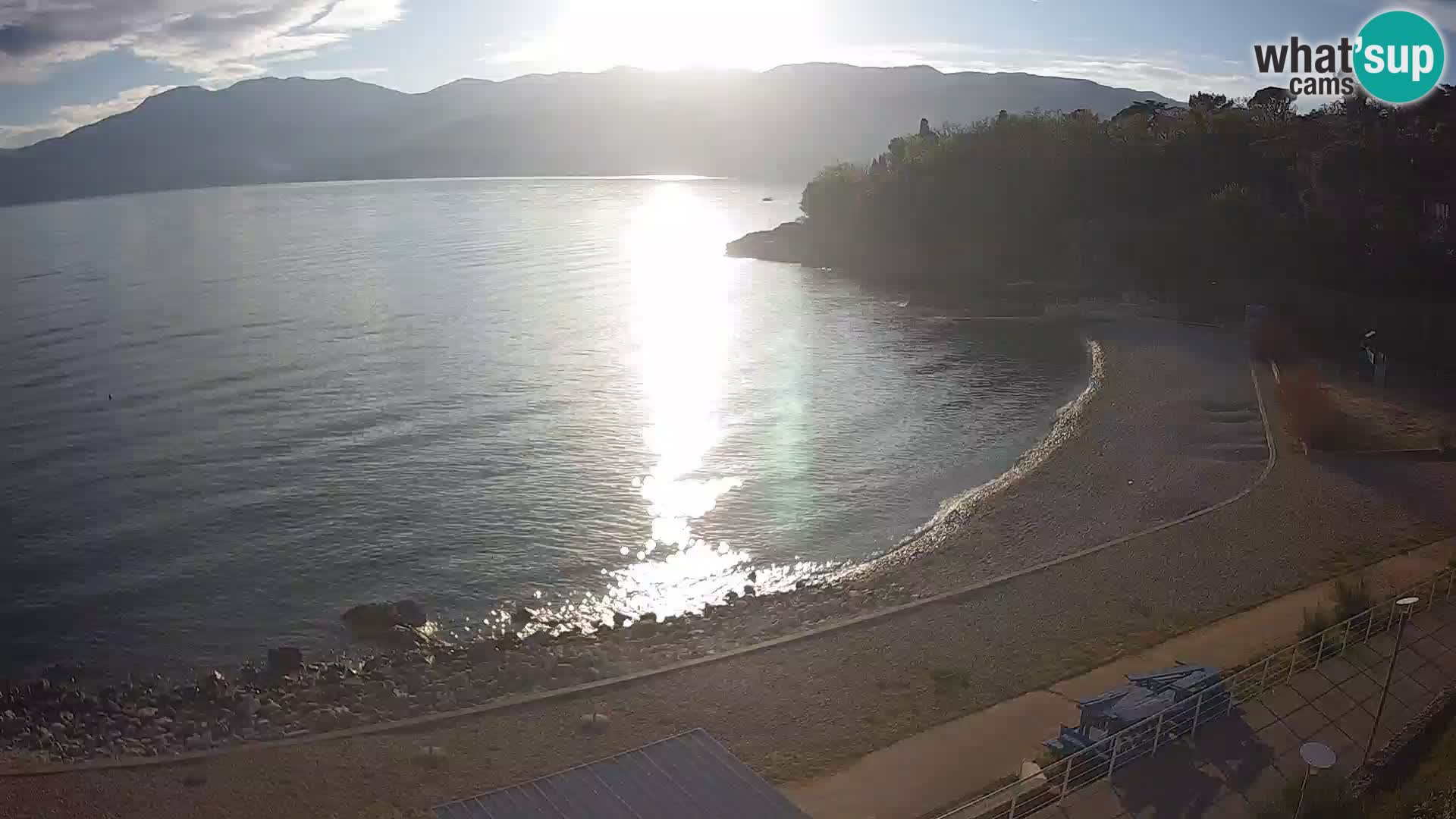 Rijeka web kamera plaža pri Bazenih Kantrida