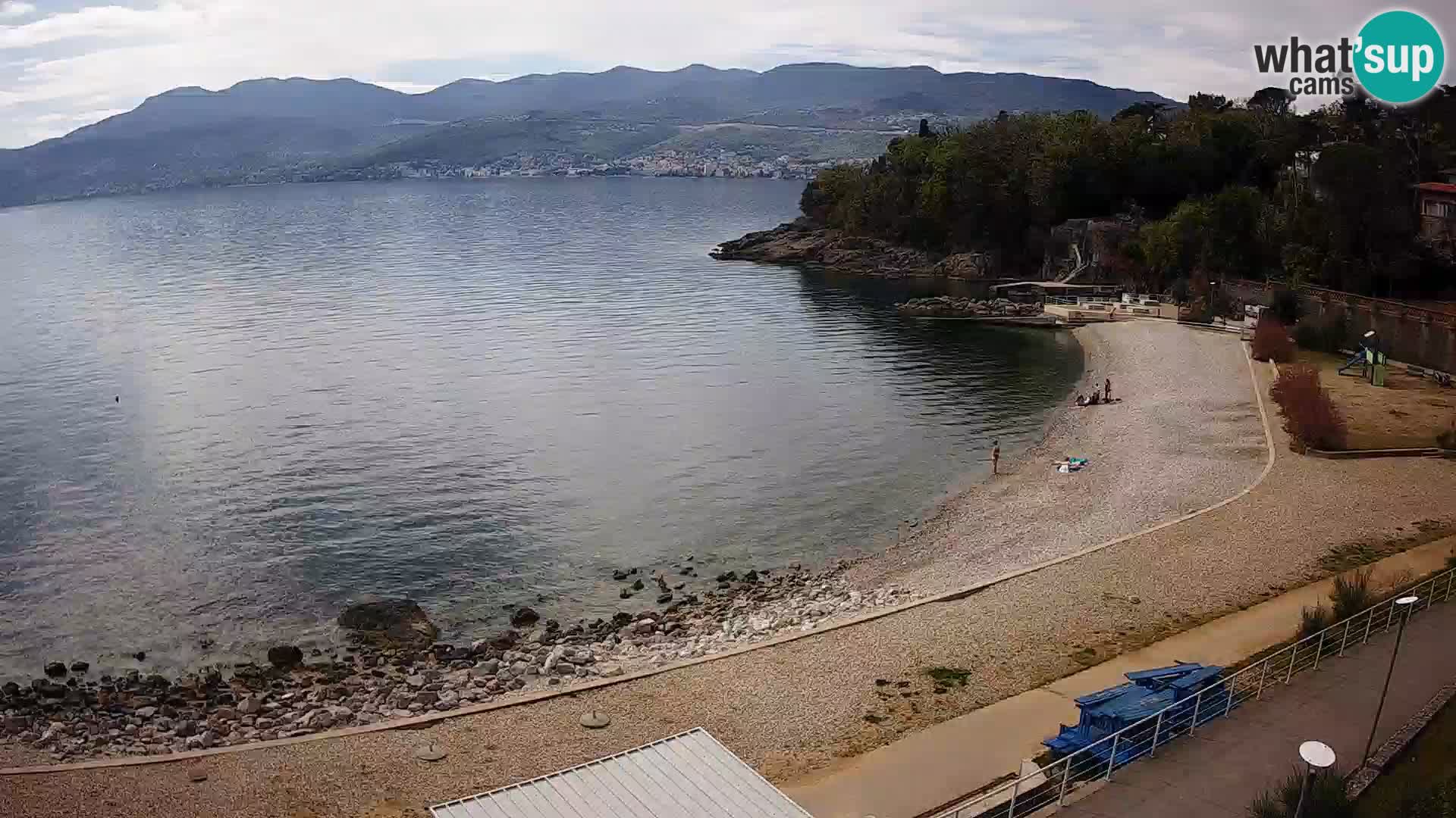 Rijeka web kamera plaža pri Bazenih Kantrida