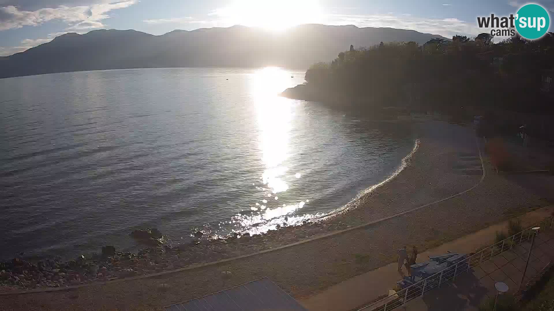 Reka Spletna kamera  plaža pri Bazenih Kantrida