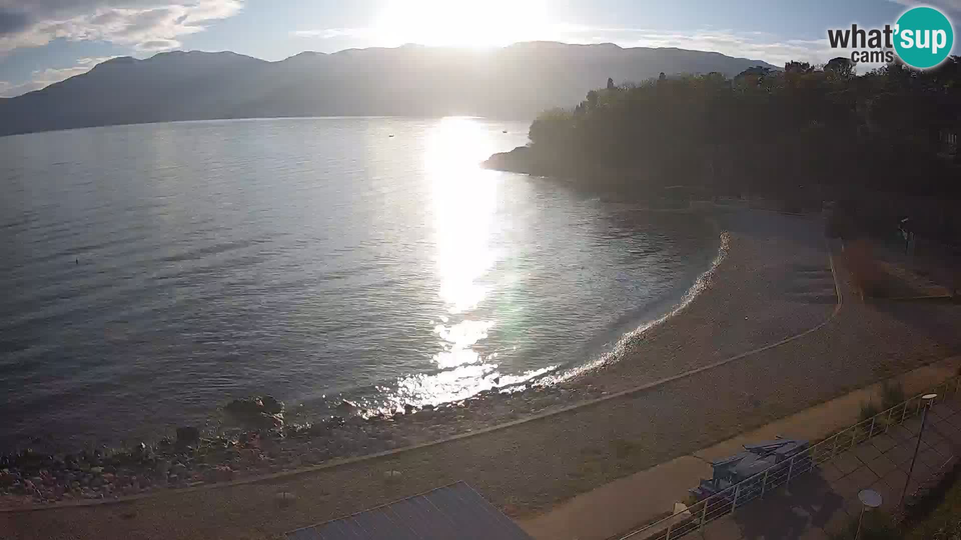 Reka Spletna kamera  plaža pri Bazenih Kantrida