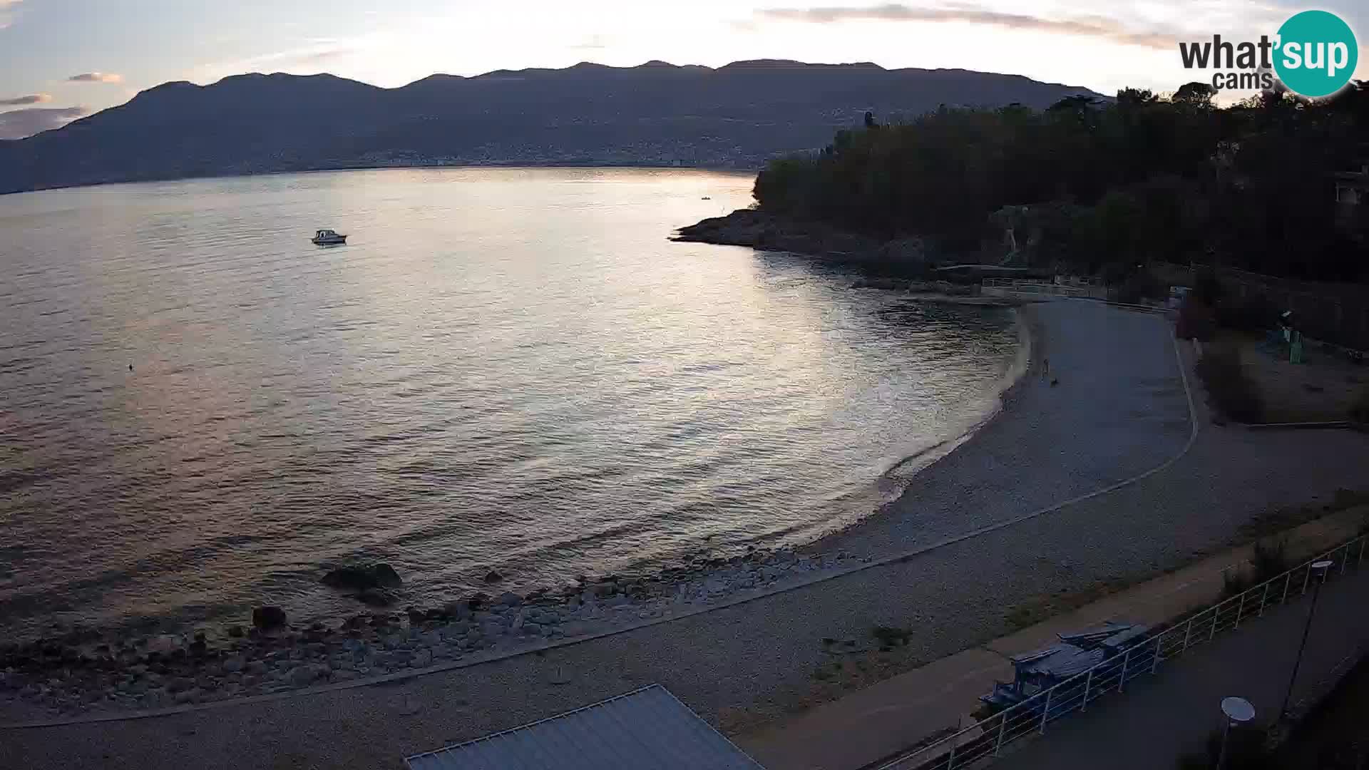 Rijeka web kamera plaža pri Bazenih Kantrida