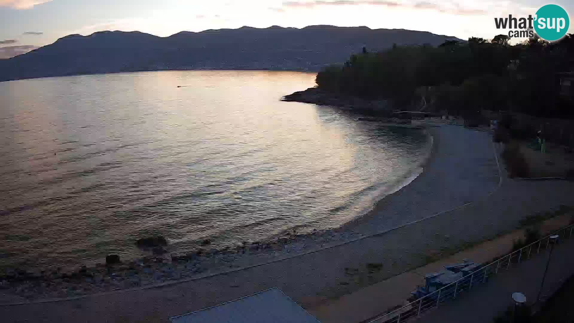 Rijeka web kamera plaža pri Bazenih Kantrida