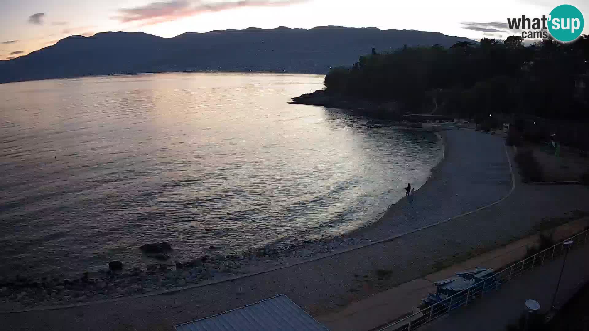 Reka Spletna kamera  plaža pri Bazenih Kantrida