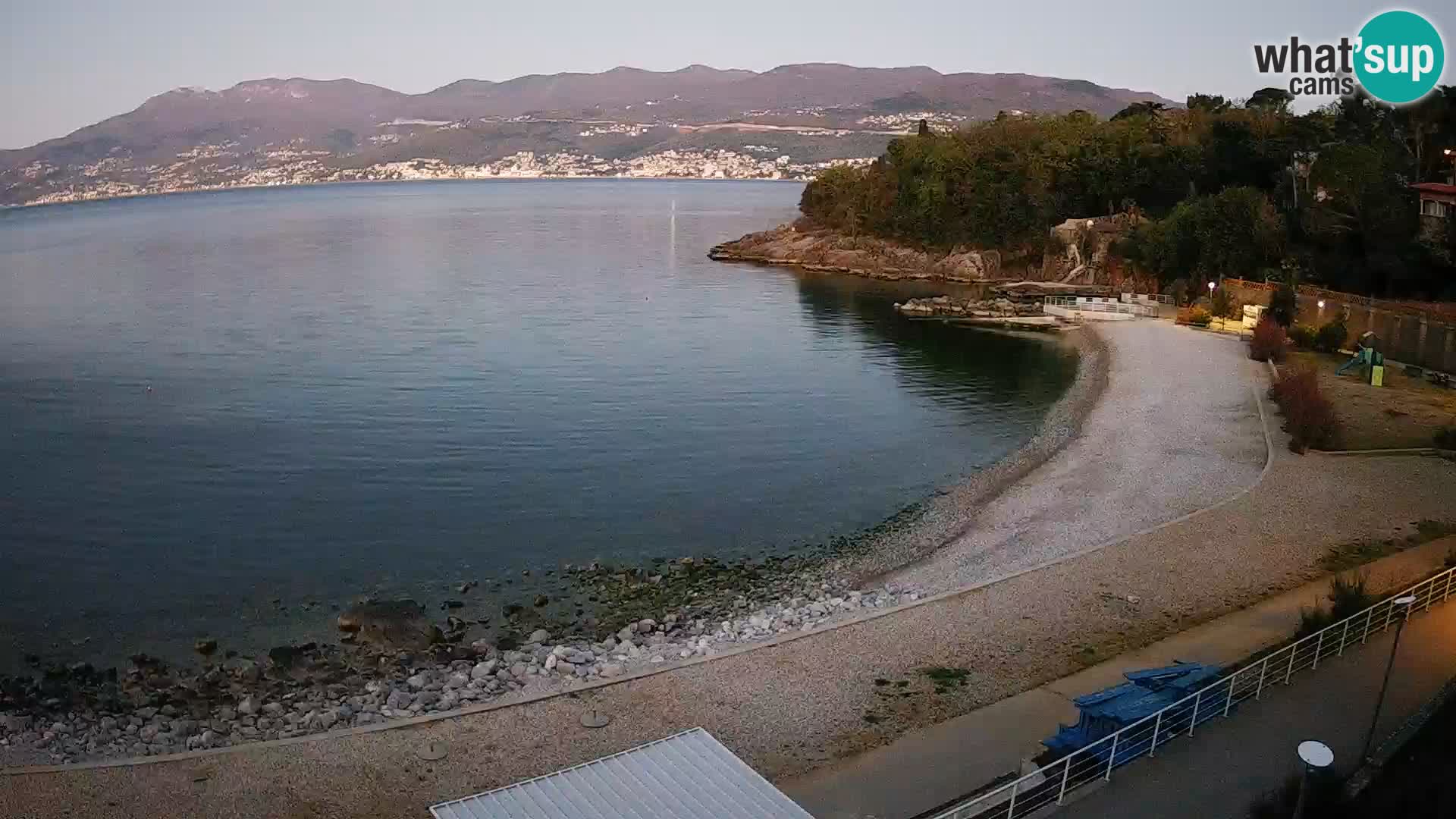 Rijeka web kamera plaža pri Bazenih Kantrida
