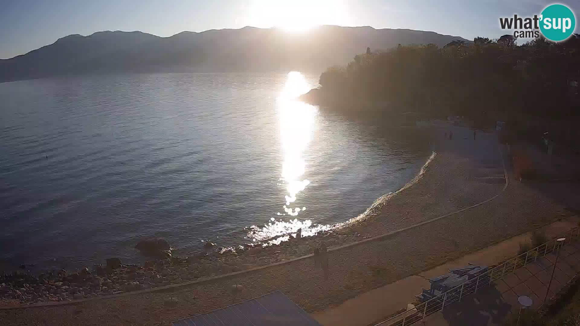 Rijeka web kamera plaža pri Bazenih Kantrida