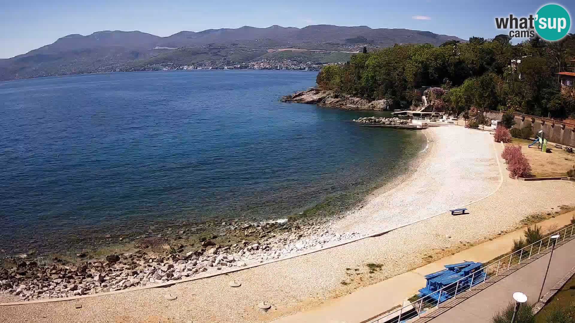Reka Spletna kamera  plaža pri Bazenih Kantrida