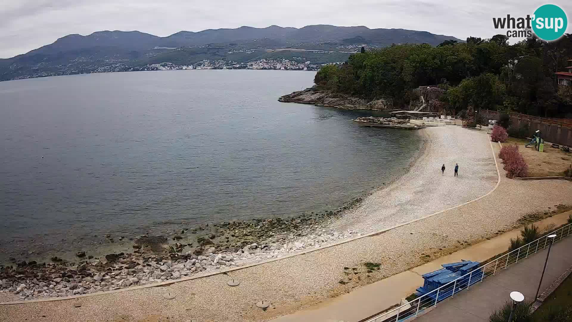 Rijeka web kamera plaža pri Bazenih Kantrida