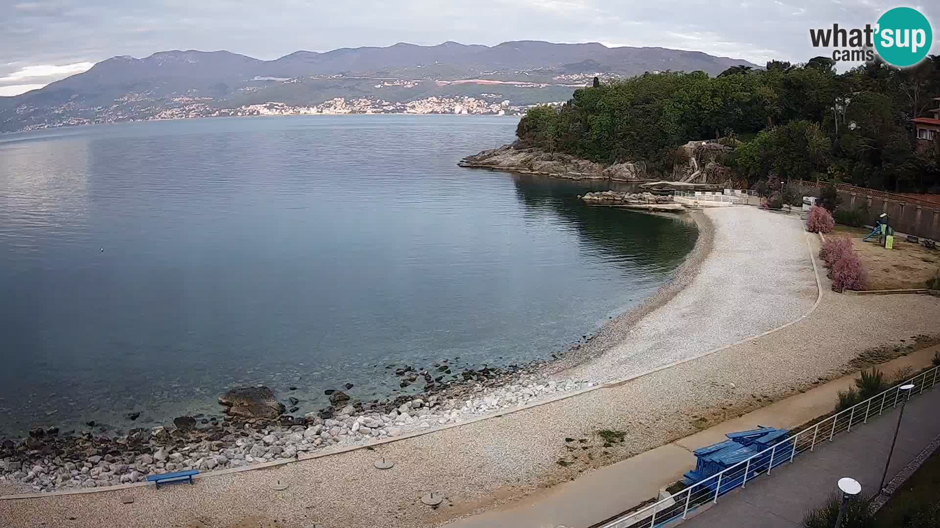 Rijeka web kamera plaža pri Bazenih Kantrida
