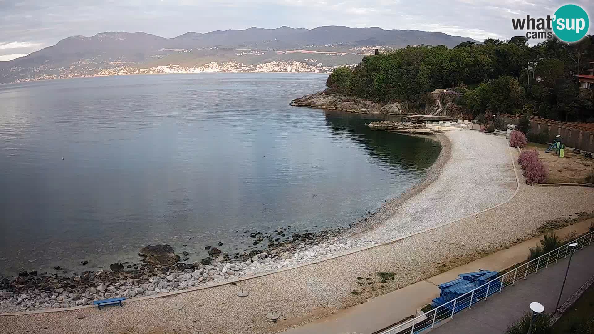 Reka Spletna kamera  plaža pri Bazenih Kantrida