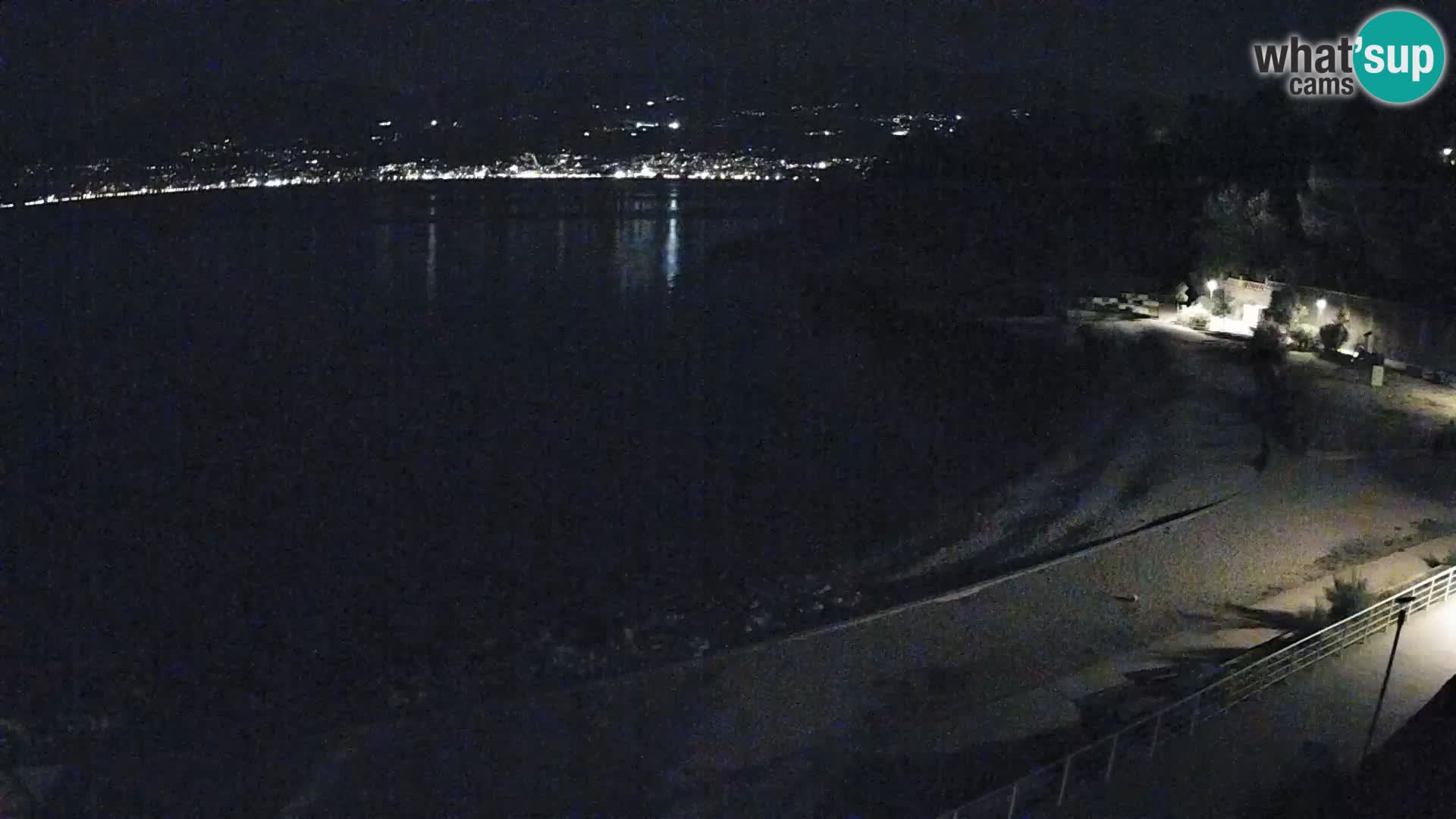 Reka Spletna kamera  plaža pri Bazenih Kantrida