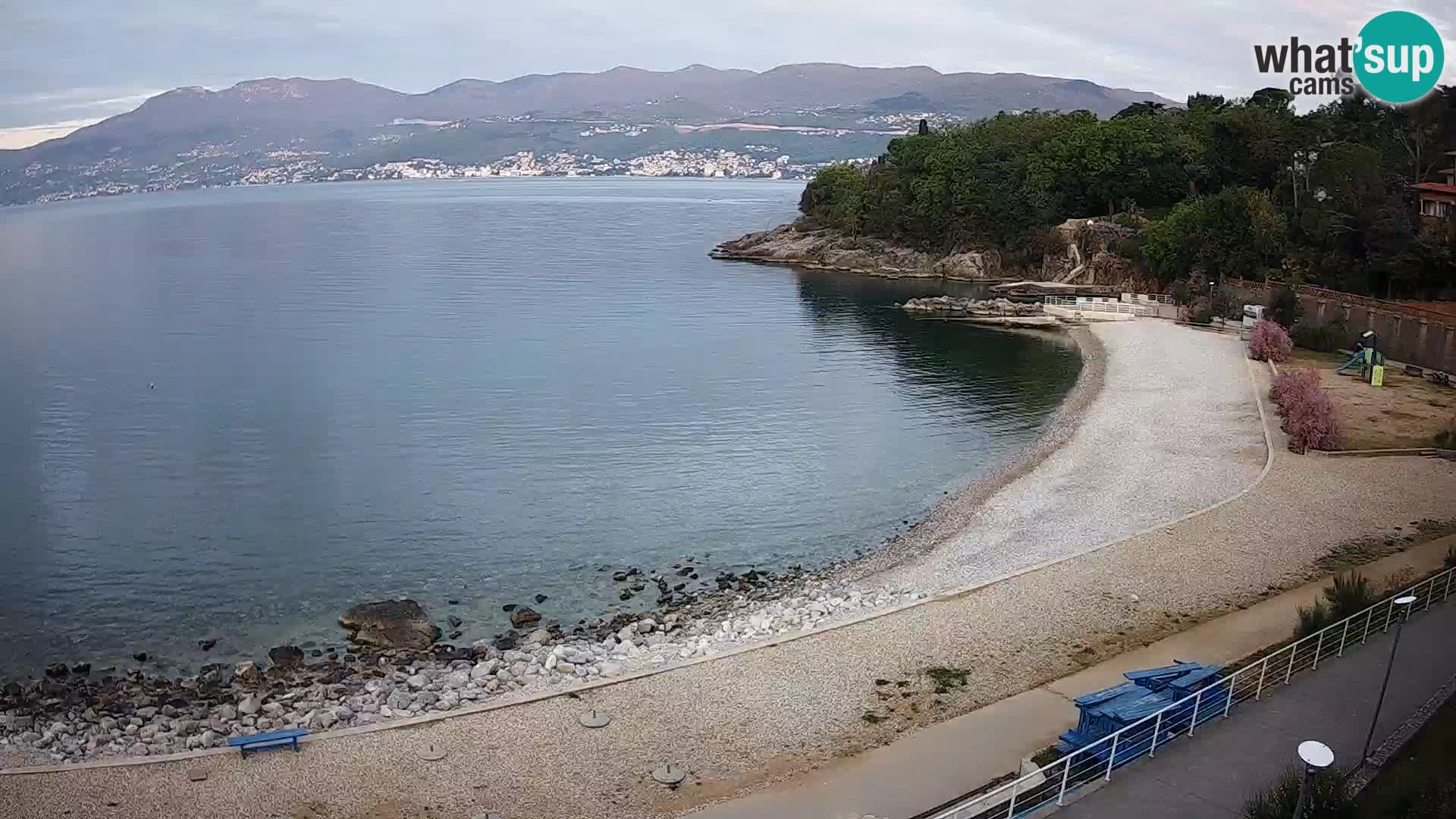 Rijeka web kamera plaža pri Bazenih Kantrida