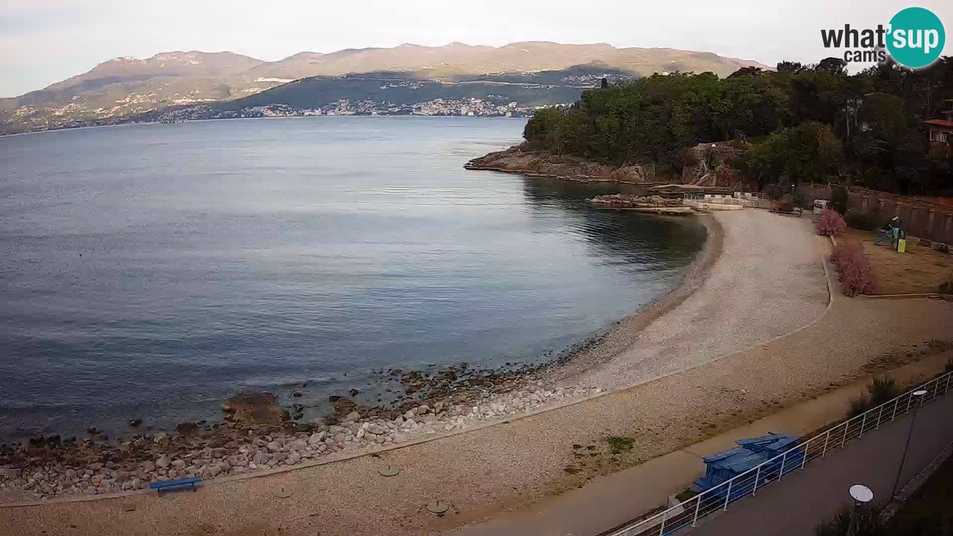 Rijeka web kamera plaža pri Bazenih Kantrida