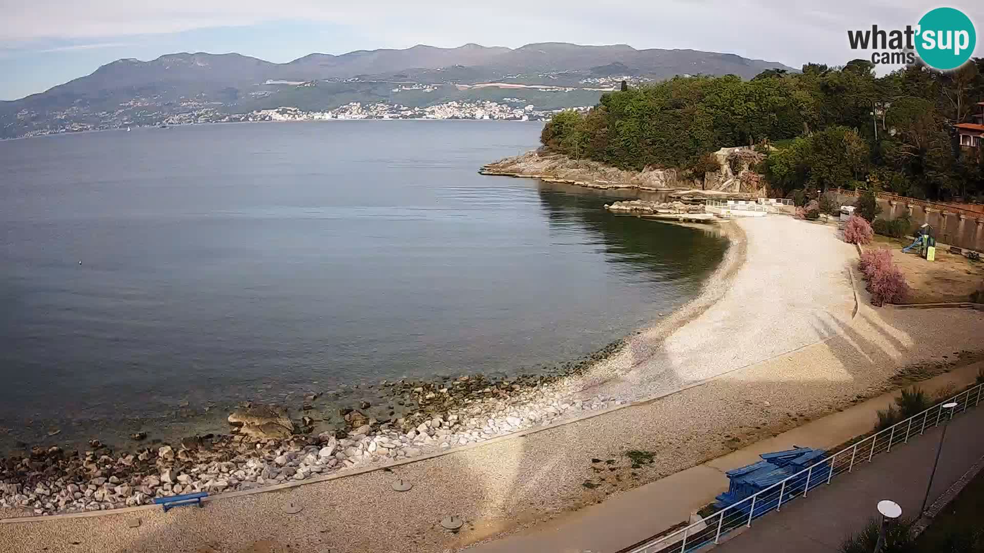 Reka Spletna kamera  plaža pri Bazenih Kantrida