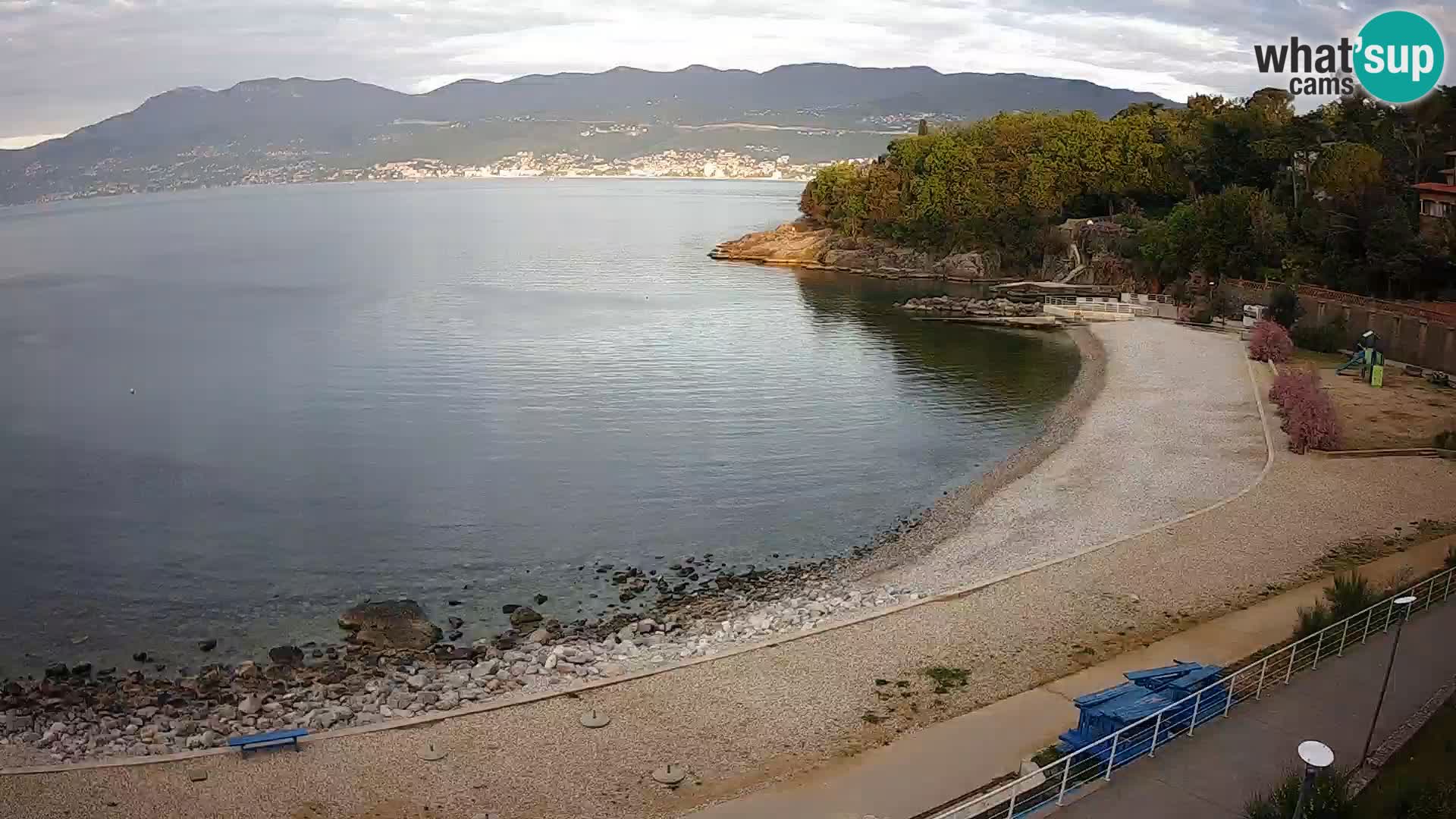 Reka Spletna kamera  plaža pri Bazenih Kantrida