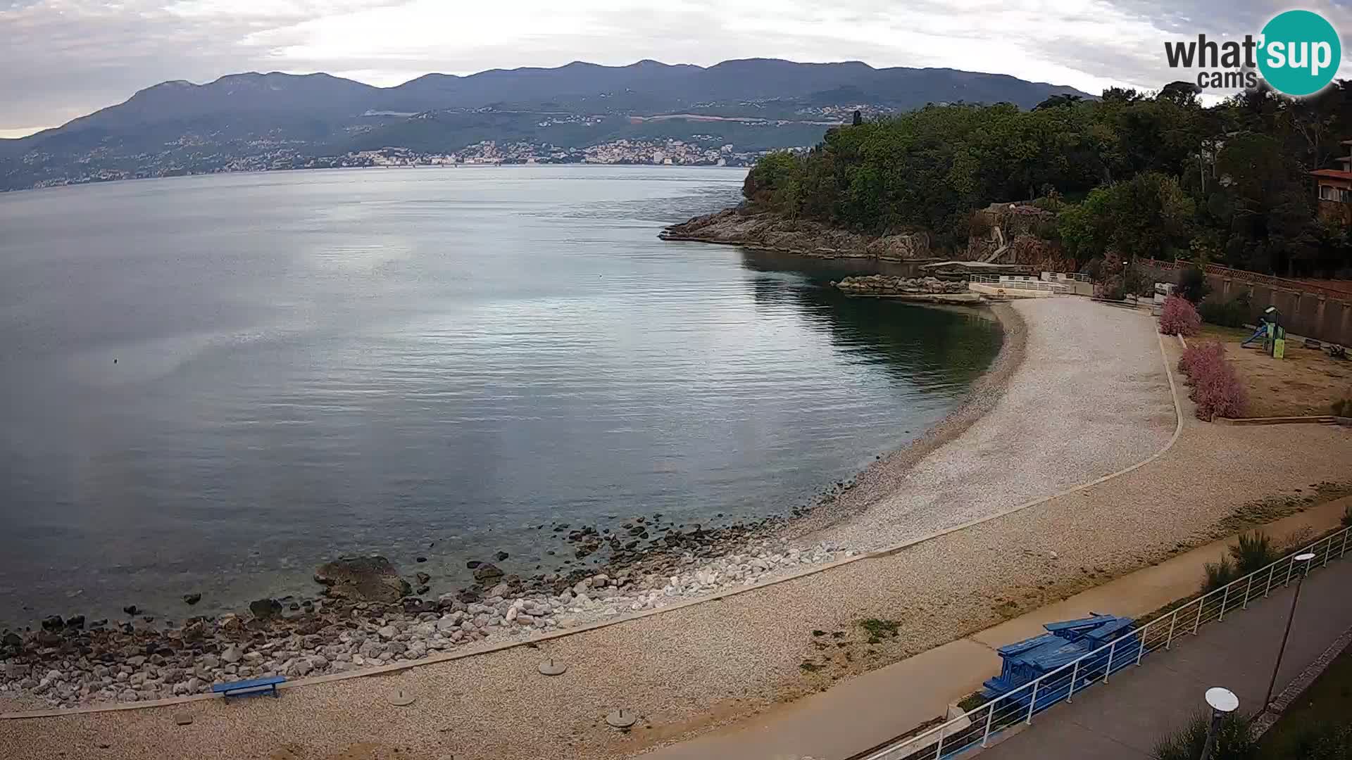Rijeka web kamera plaža pri Bazenih Kantrida