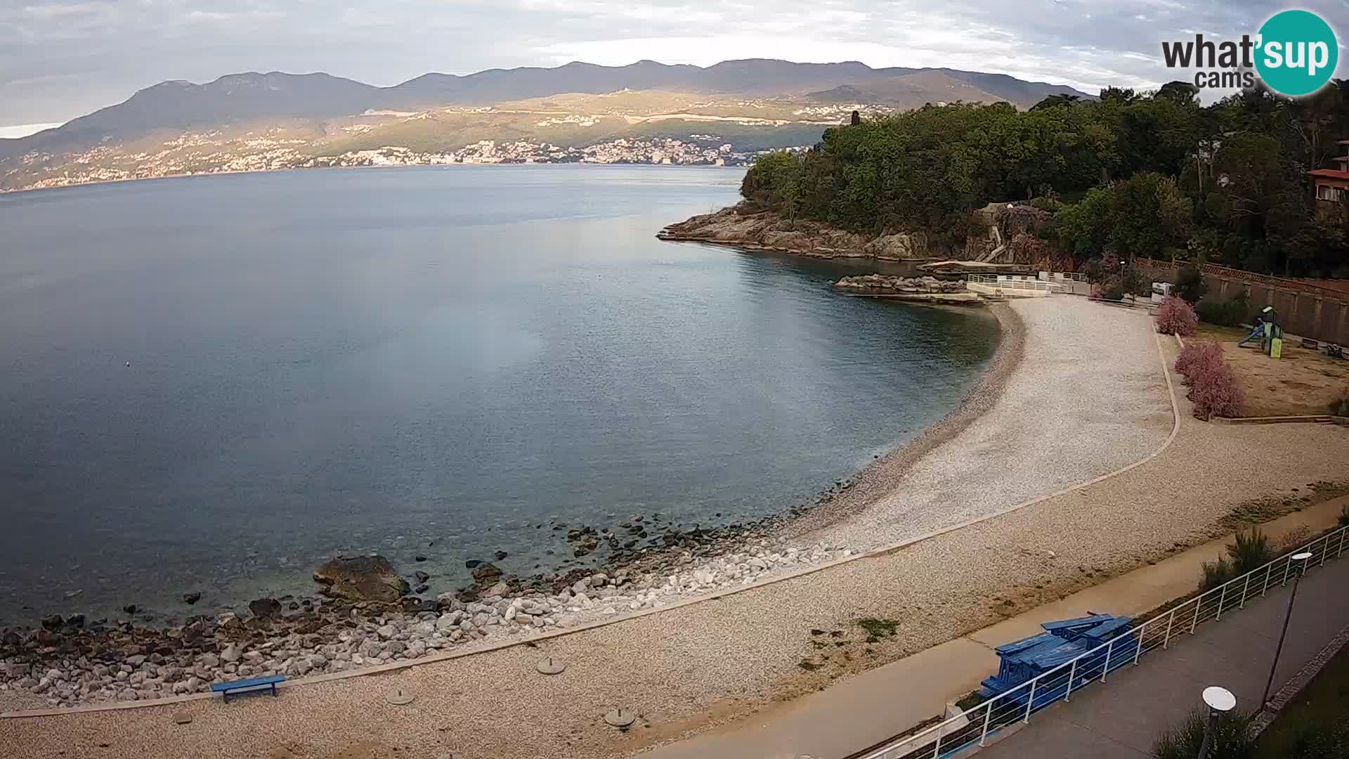 Reka Spletna kamera  plaža pri Bazenih Kantrida