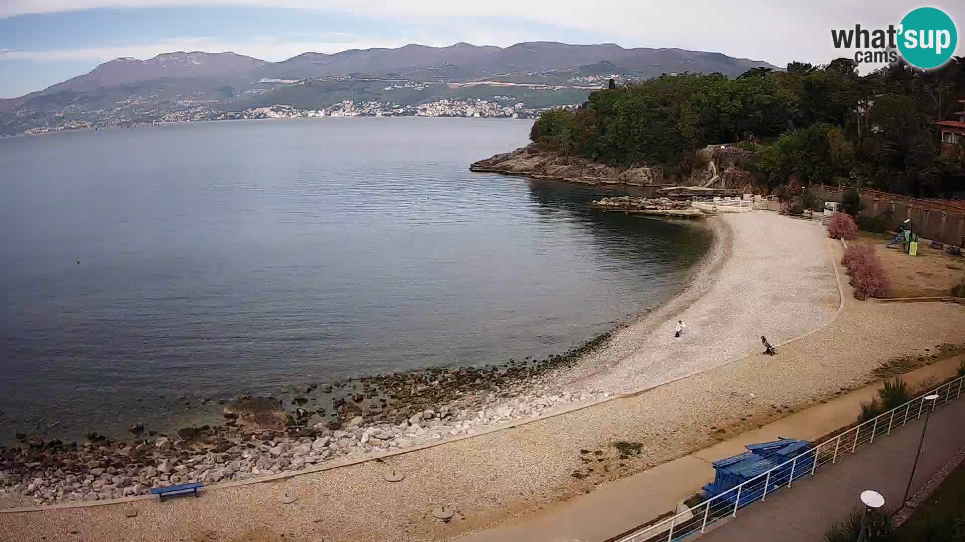 Reka Spletna kamera  plaža pri Bazenih Kantrida