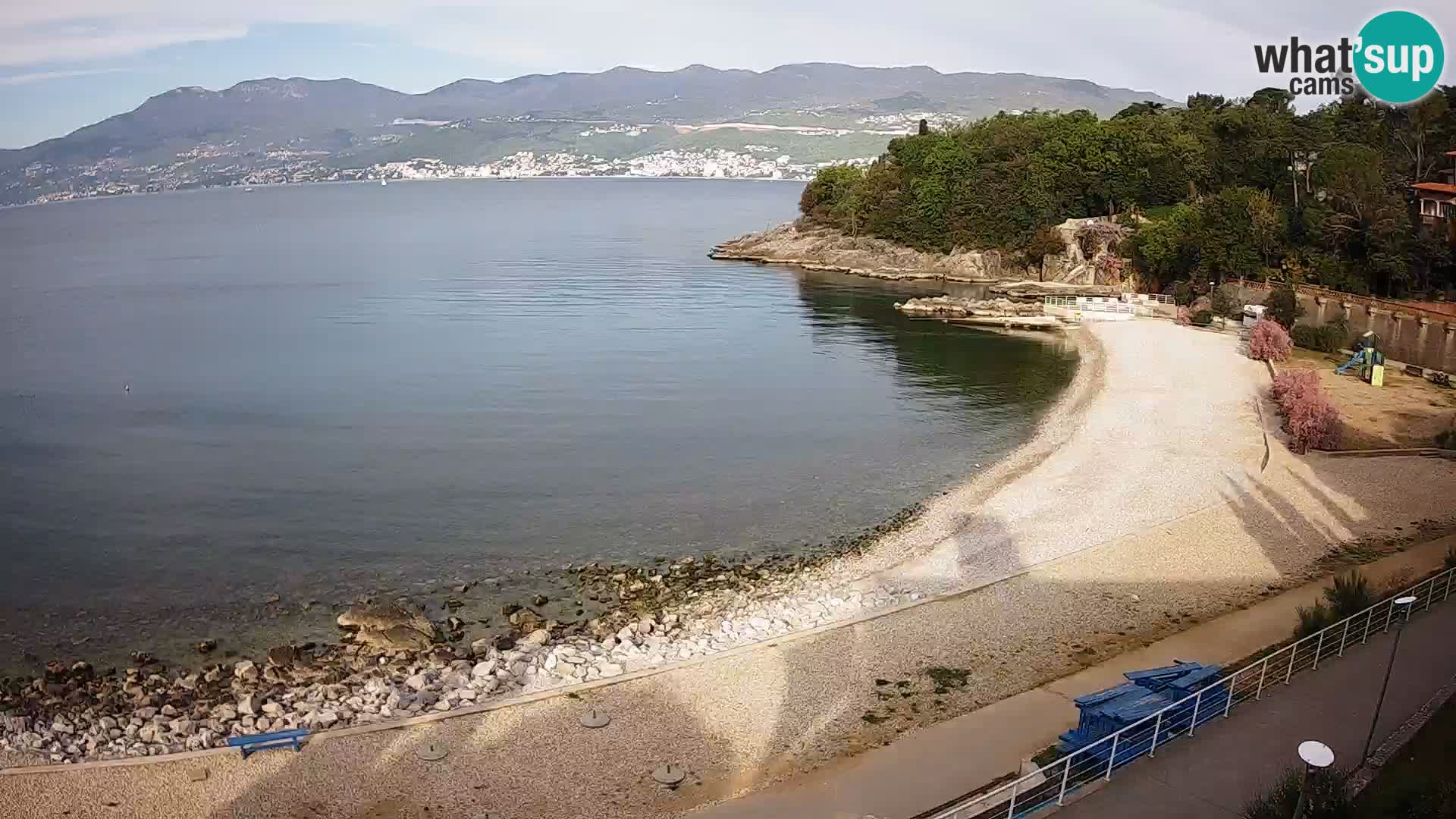 Reka Spletna kamera  plaža pri Bazenih Kantrida