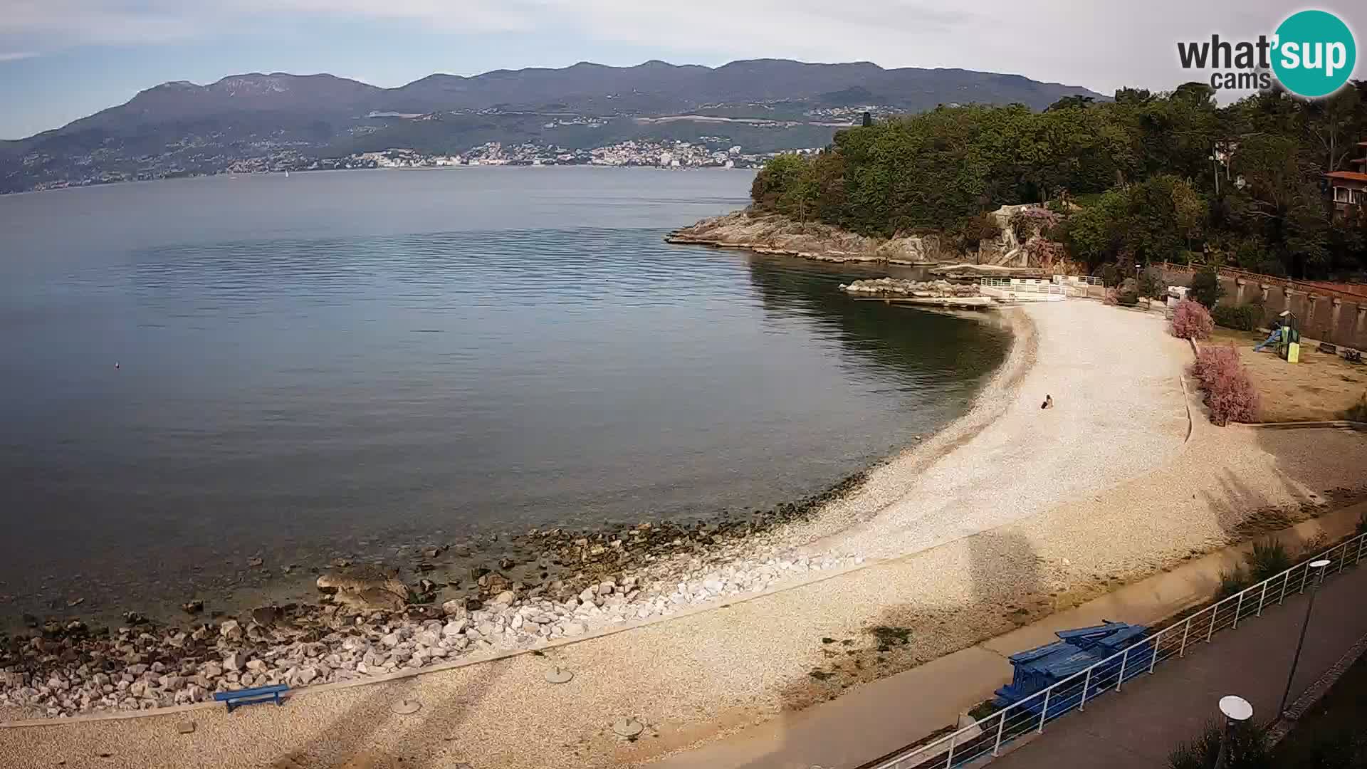 Reka Spletna kamera  plaža pri Bazenih Kantrida