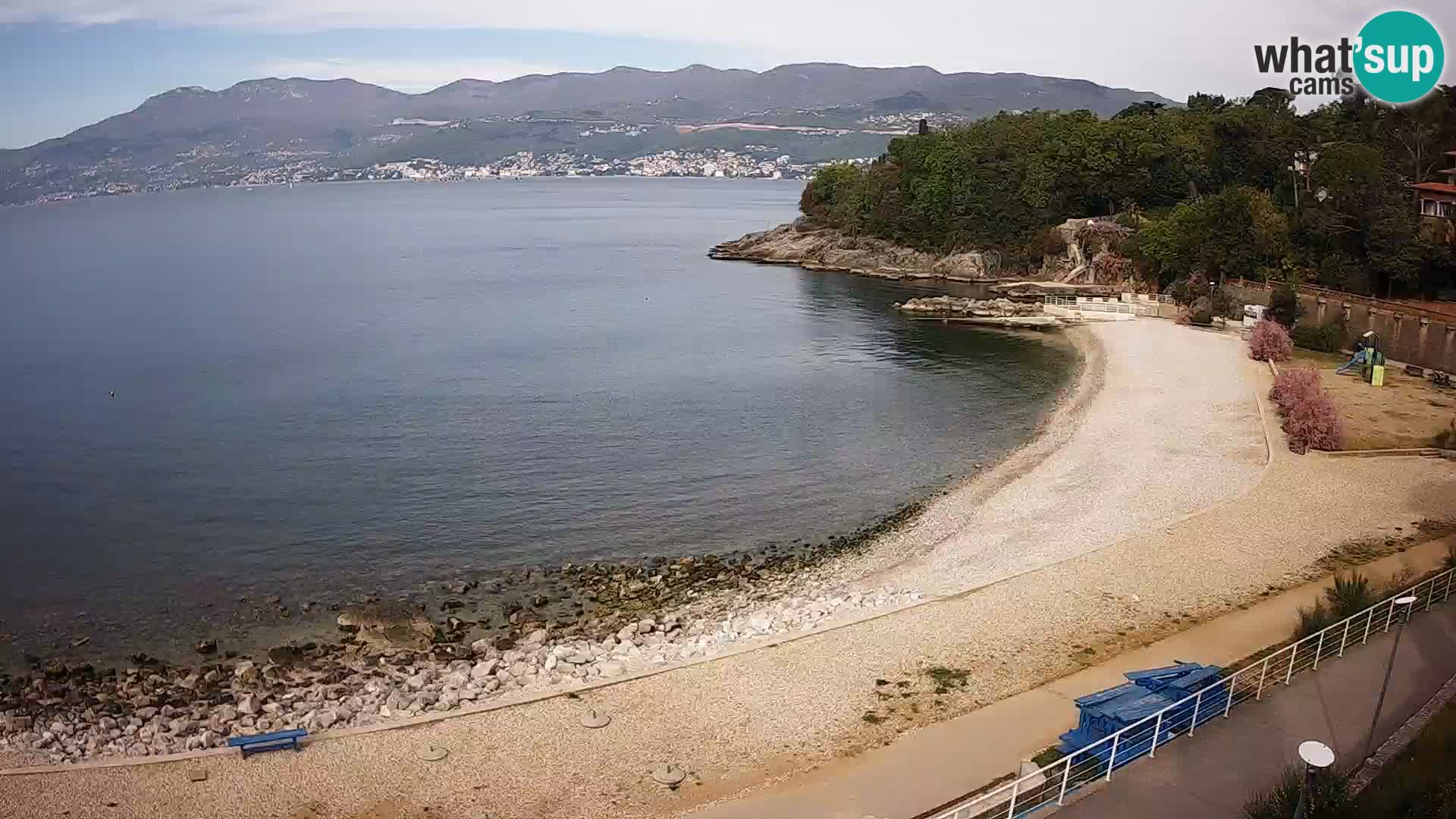 Reka Spletna kamera  plaža pri Bazenih Kantrida