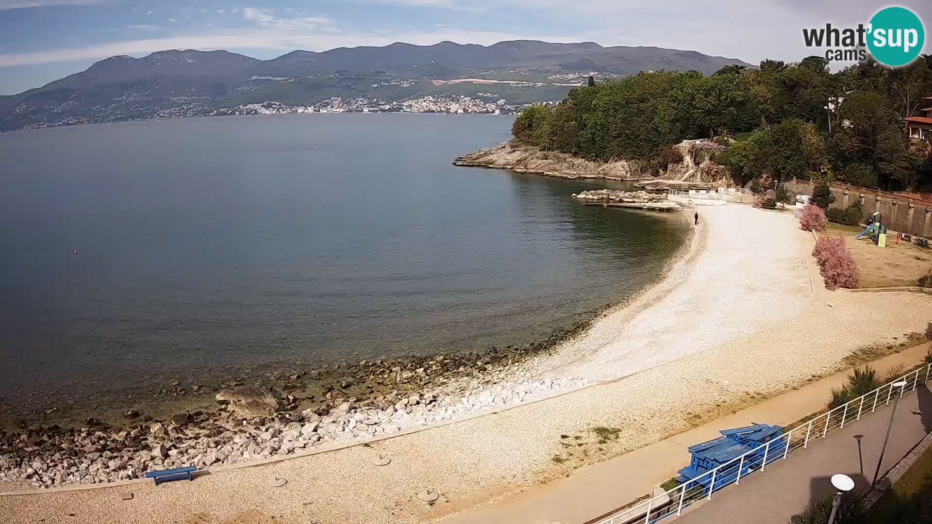 Rijeka web kamera plaža pri Bazenih Kantrida