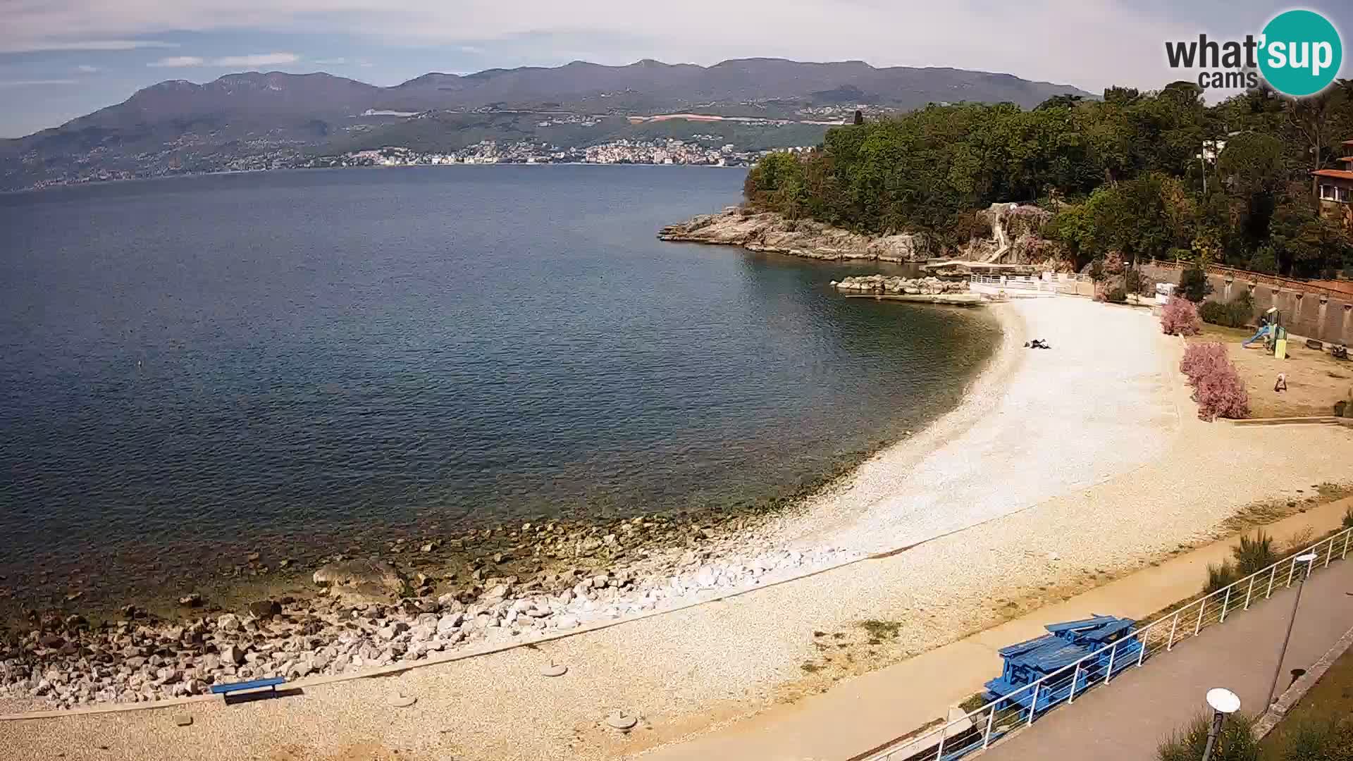 Reka Spletna kamera  plaža pri Bazenih Kantrida
