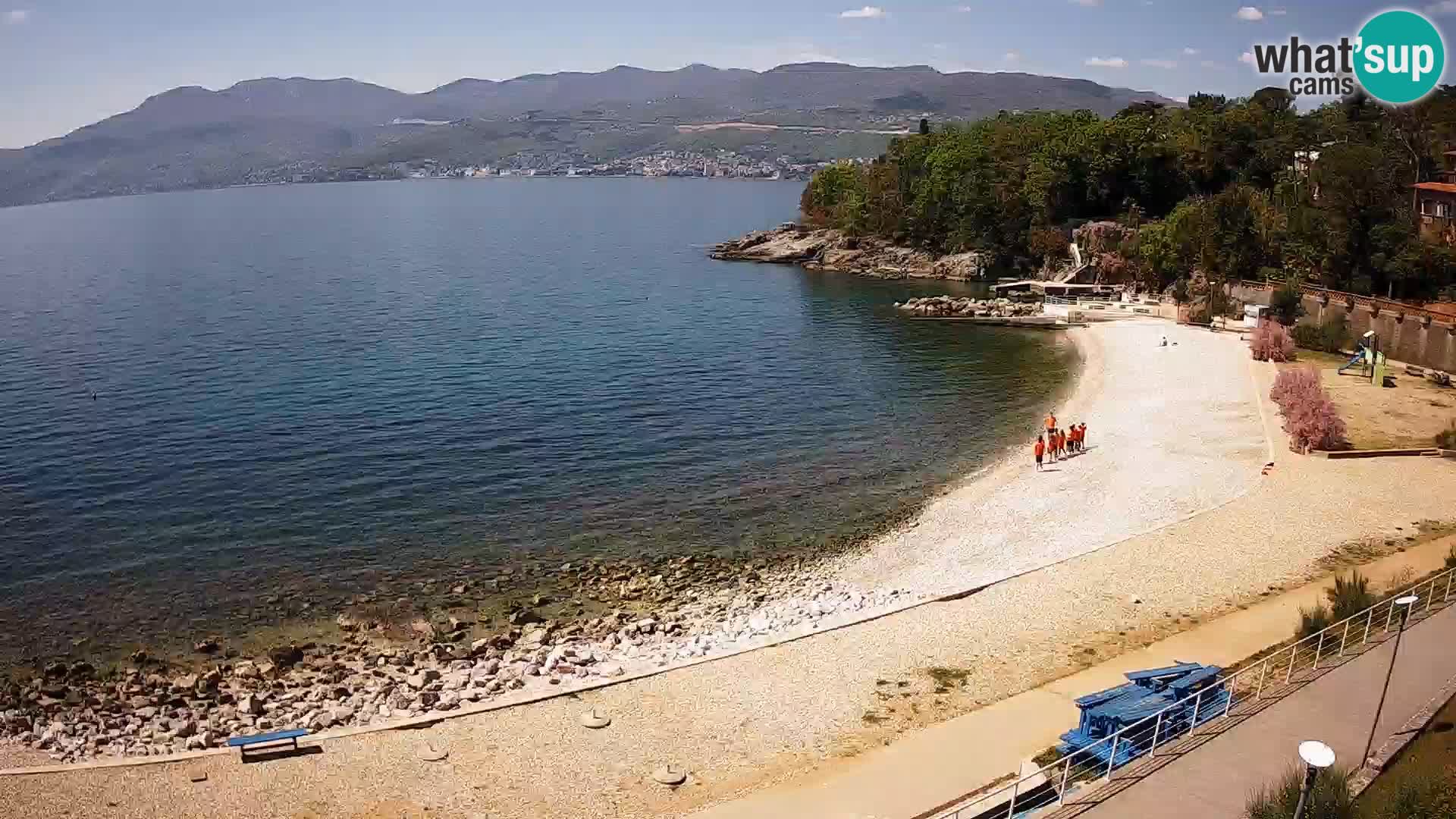 Reka Spletna kamera  plaža pri Bazenih Kantrida