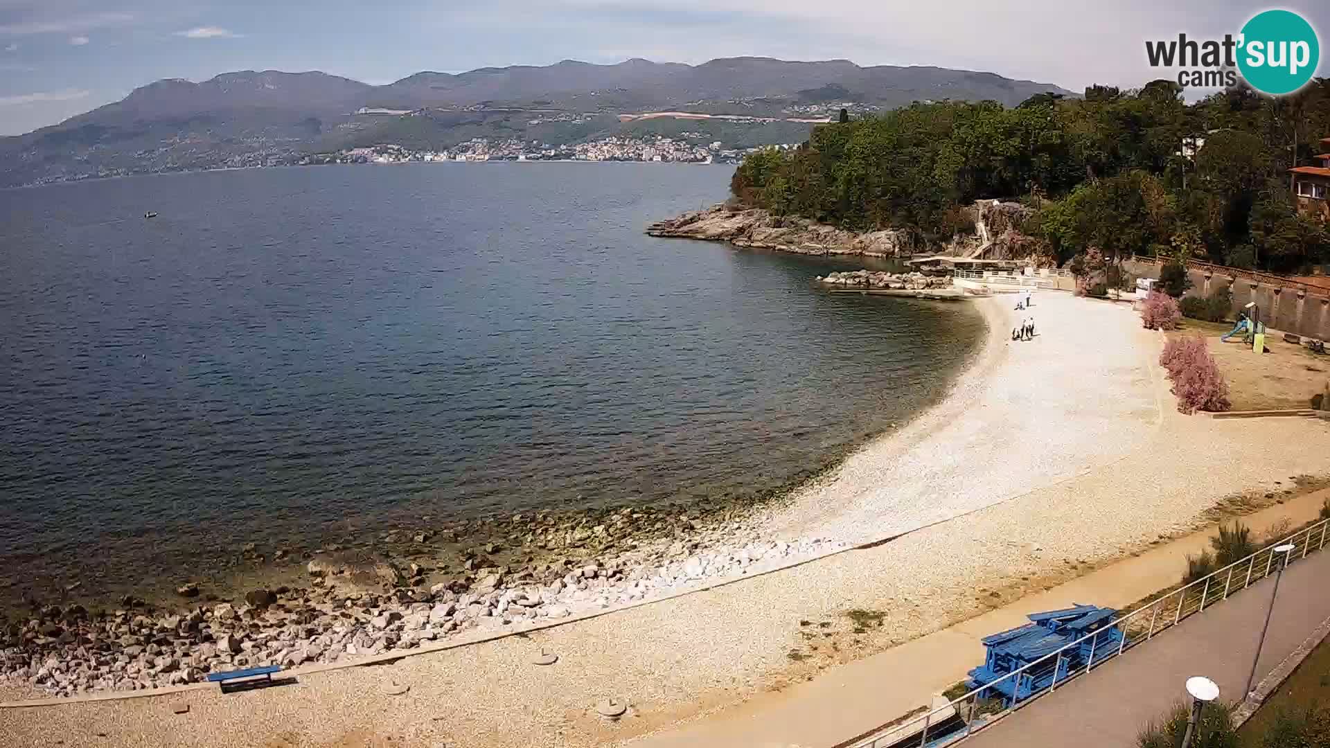 Reka Spletna kamera  plaža pri Bazenih Kantrida