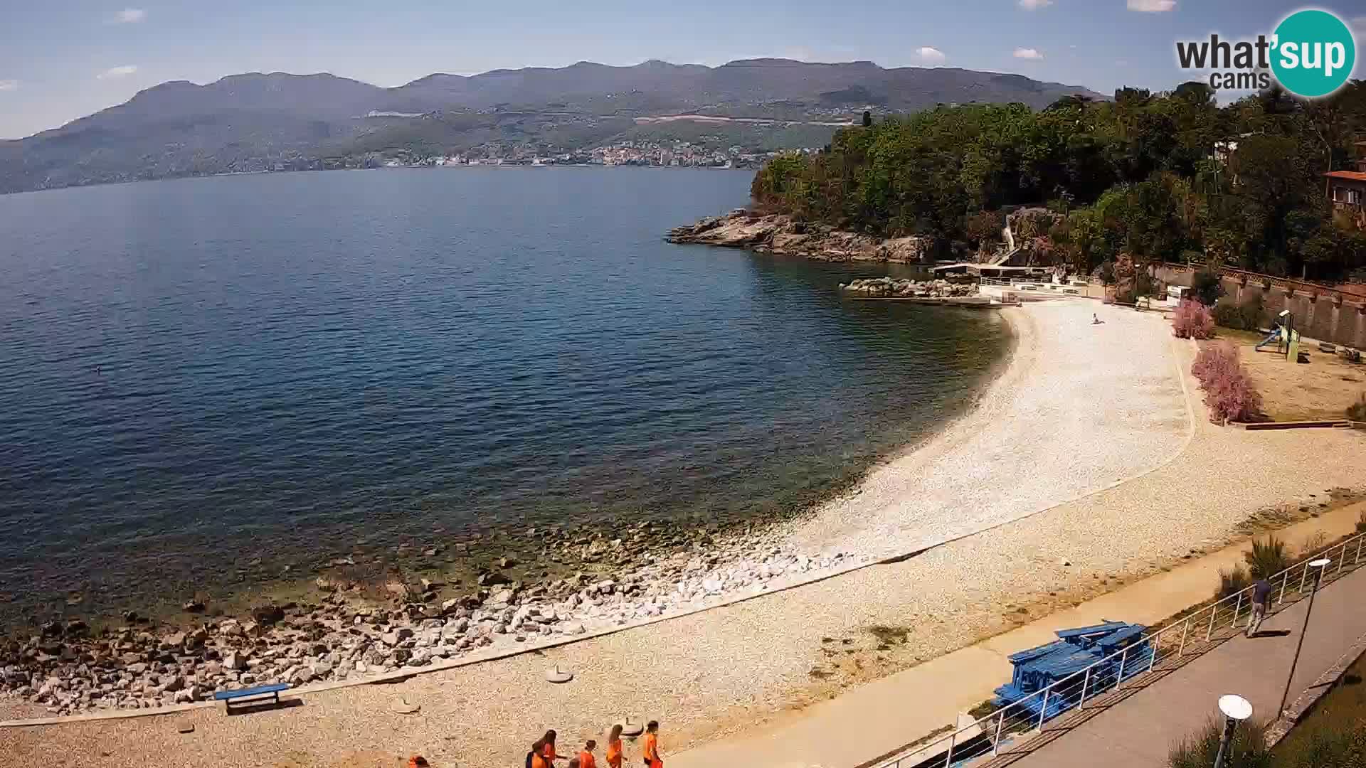 Reka Spletna kamera  plaža pri Bazenih Kantrida