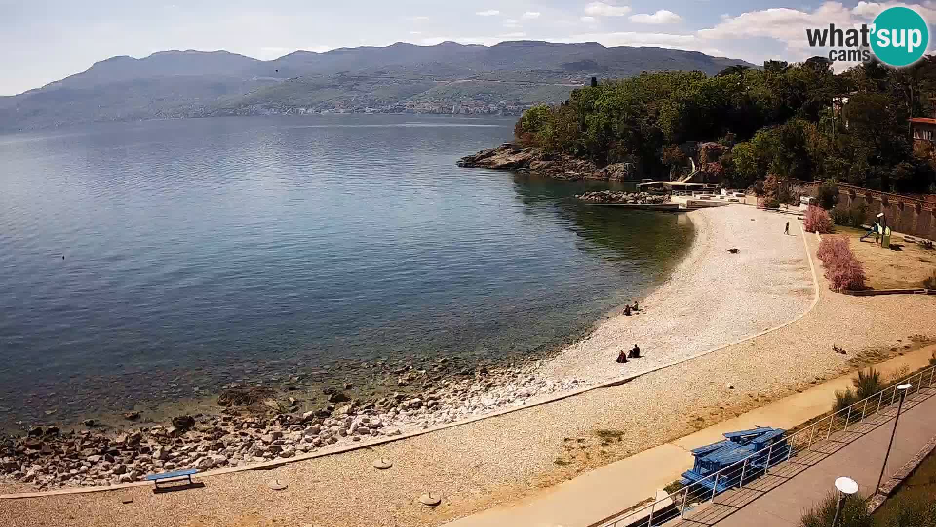 Reka Spletna kamera  plaža pri Bazenih Kantrida