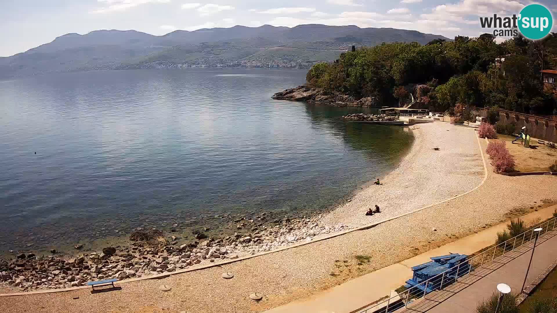 Rijeka web kamera plaža pri Bazenih Kantrida