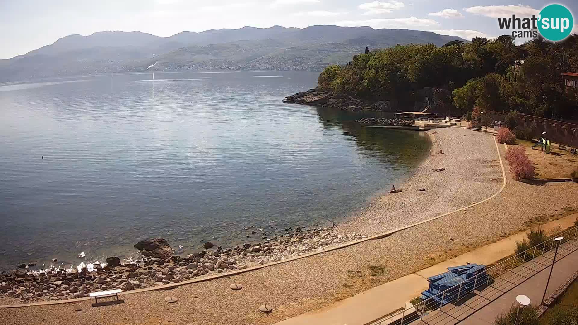 Reka Spletna kamera  plaža pri Bazenih Kantrida