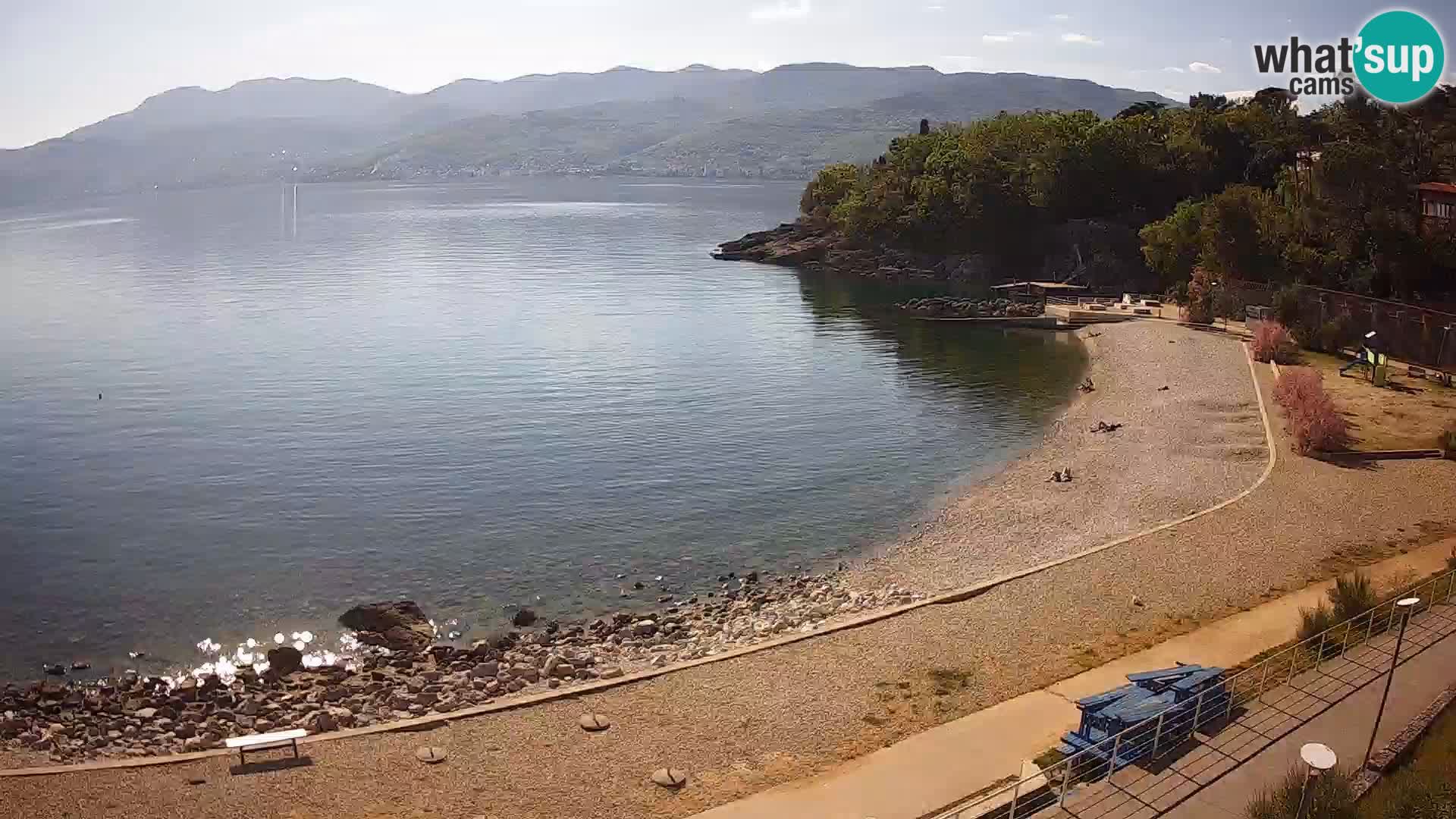 Reka Spletna kamera  plaža pri Bazenih Kantrida