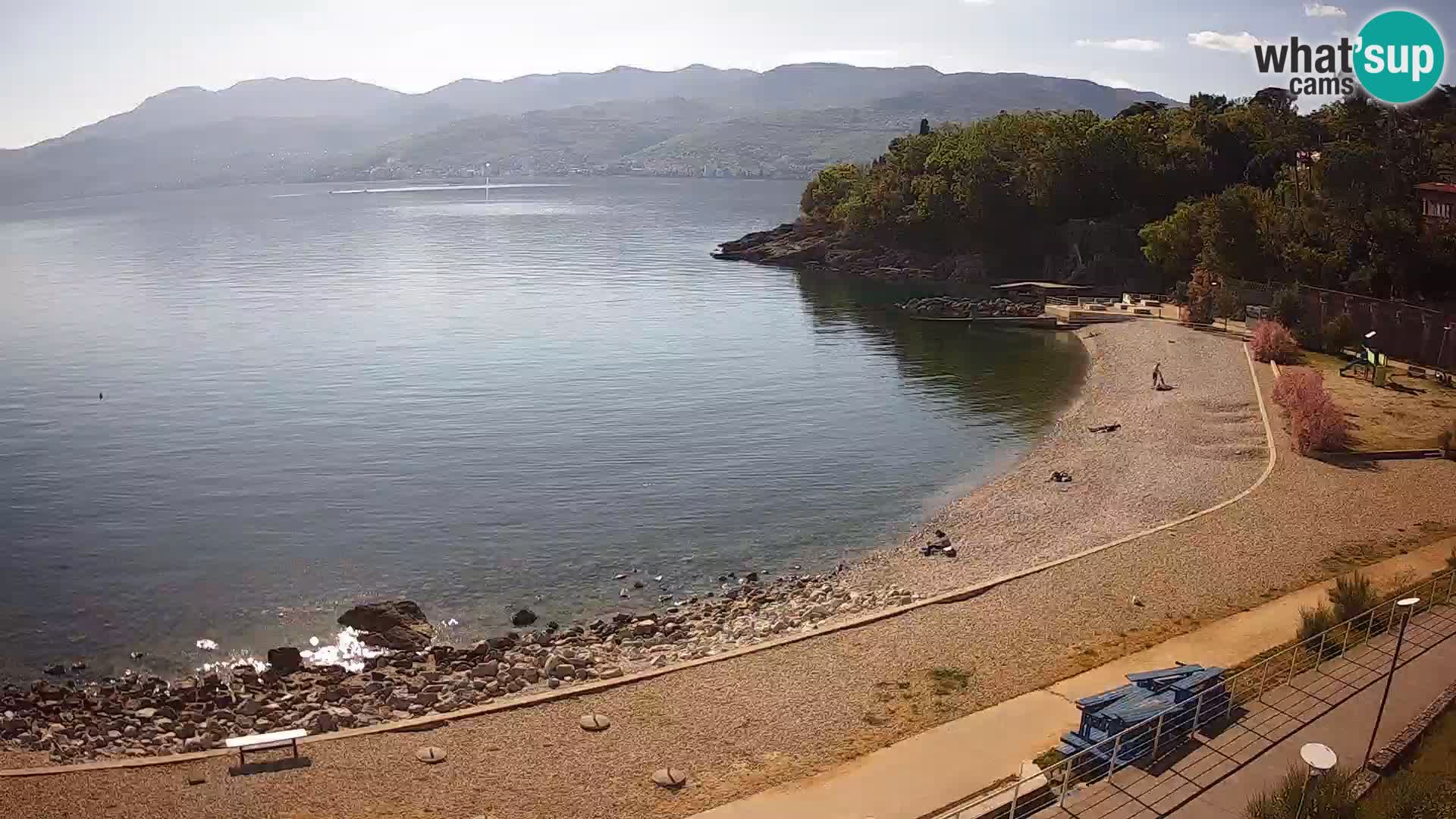 Rijeka web kamera plaža pri Bazenih Kantrida