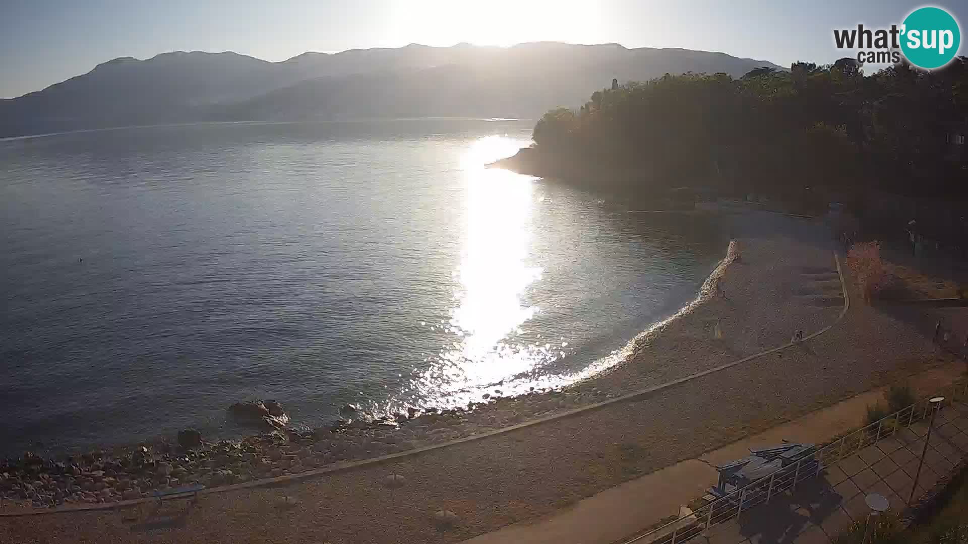 Rijeka web kamera plaža pri Bazenih Kantrida