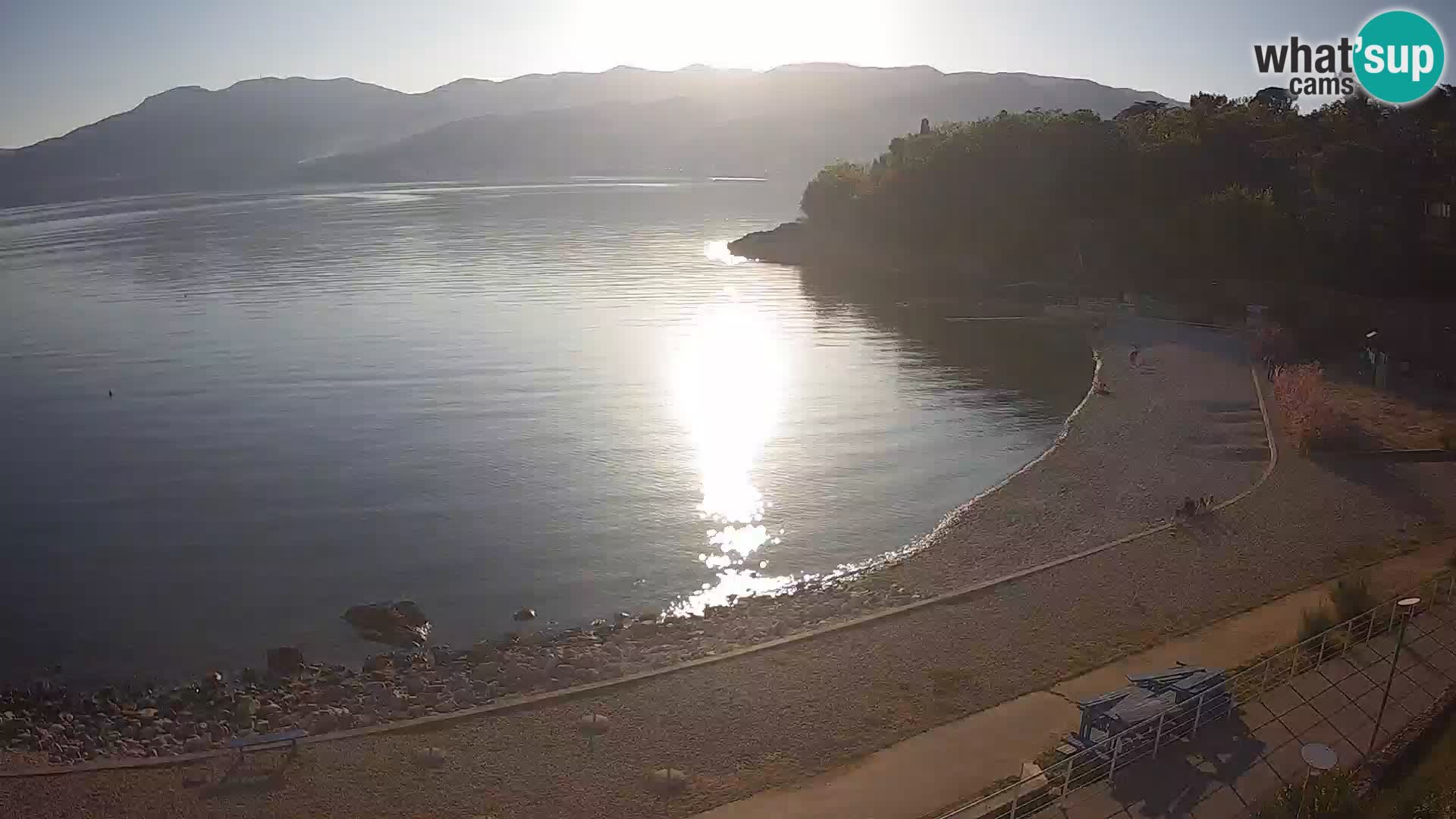 Rijeka web kamera plaža pri Bazenih Kantrida