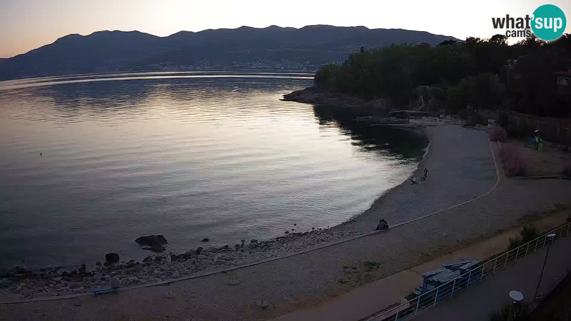 Reka Spletna kamera  plaža pri Bazenih Kantrida