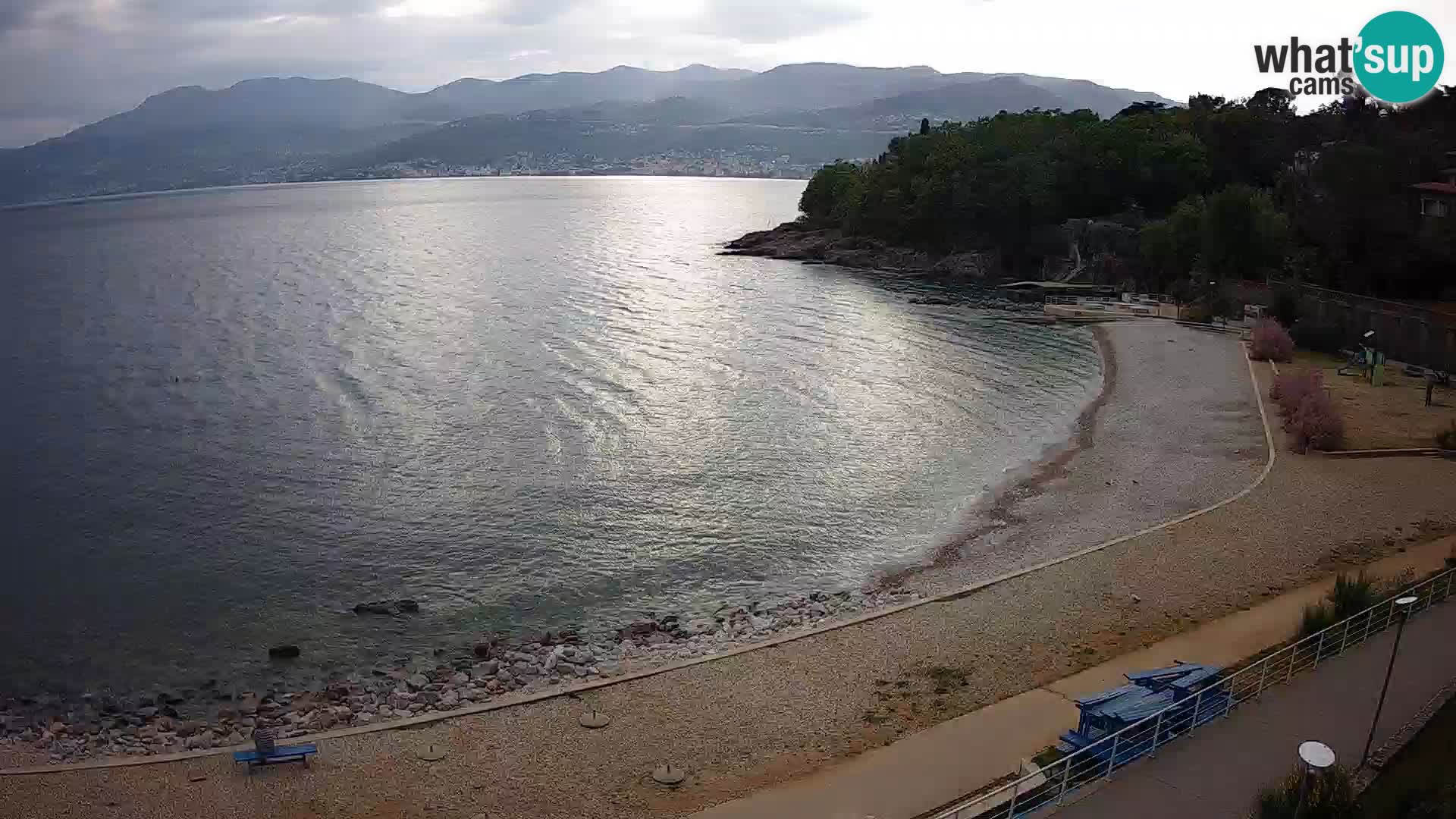 Rijeka web kamera plaža pri Bazenih Kantrida