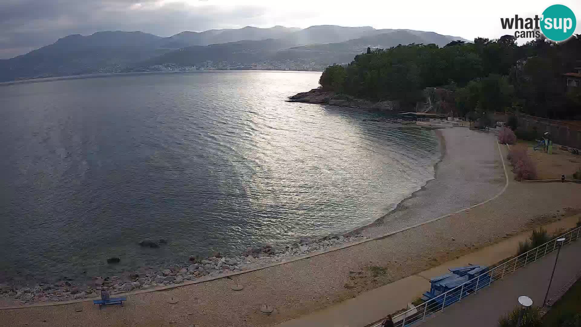 Rijeka web kamera plaža pri Bazenih Kantrida