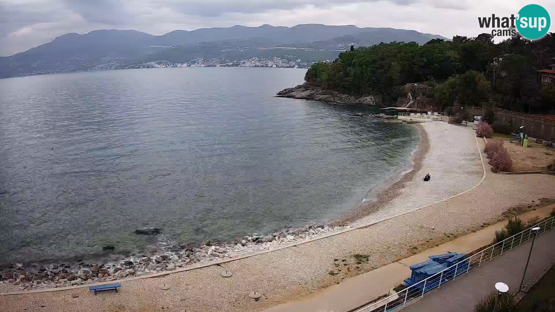 Rijeka web kamera plaža pri Bazenih Kantrida