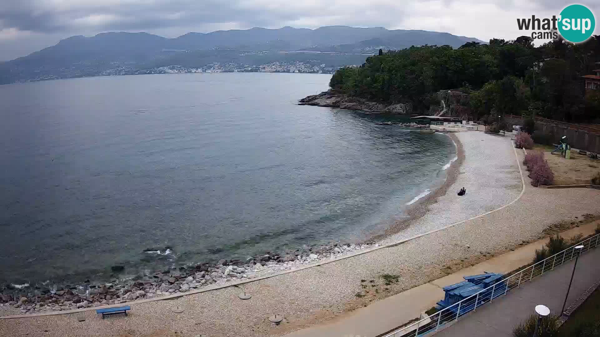 Rijeka web kamera plaža pri Bazenih Kantrida