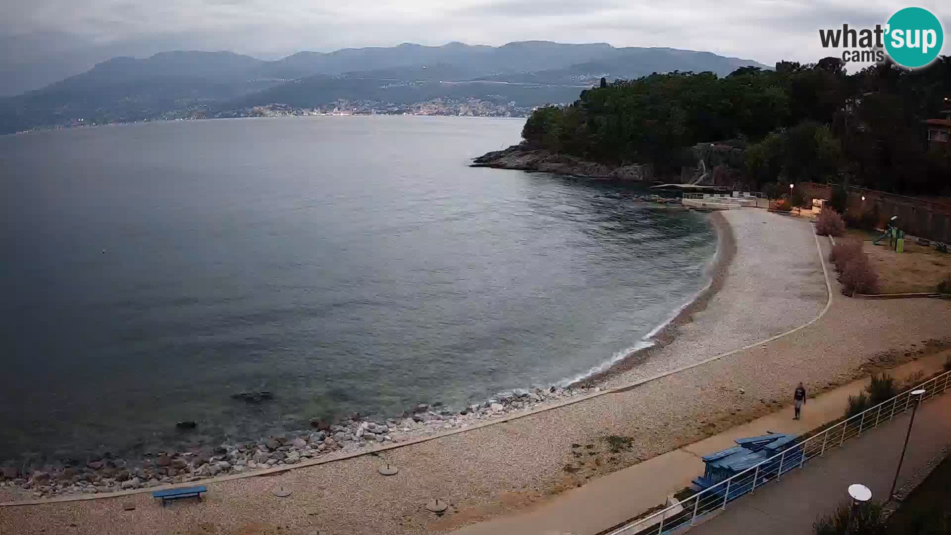 Rijeka web kamera plaža pri Bazenih Kantrida
