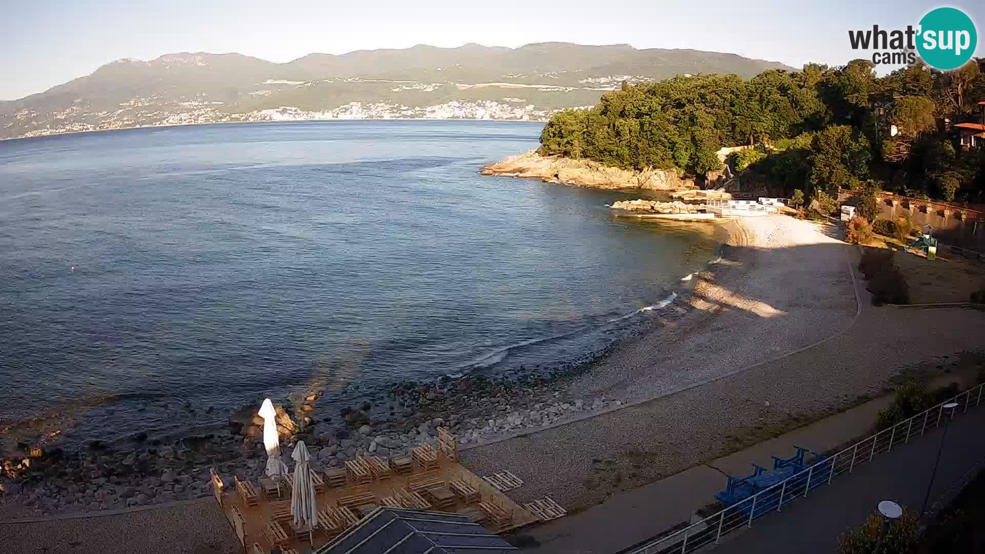 Rijeka web kamera plaža pri Bazenih Kantrida