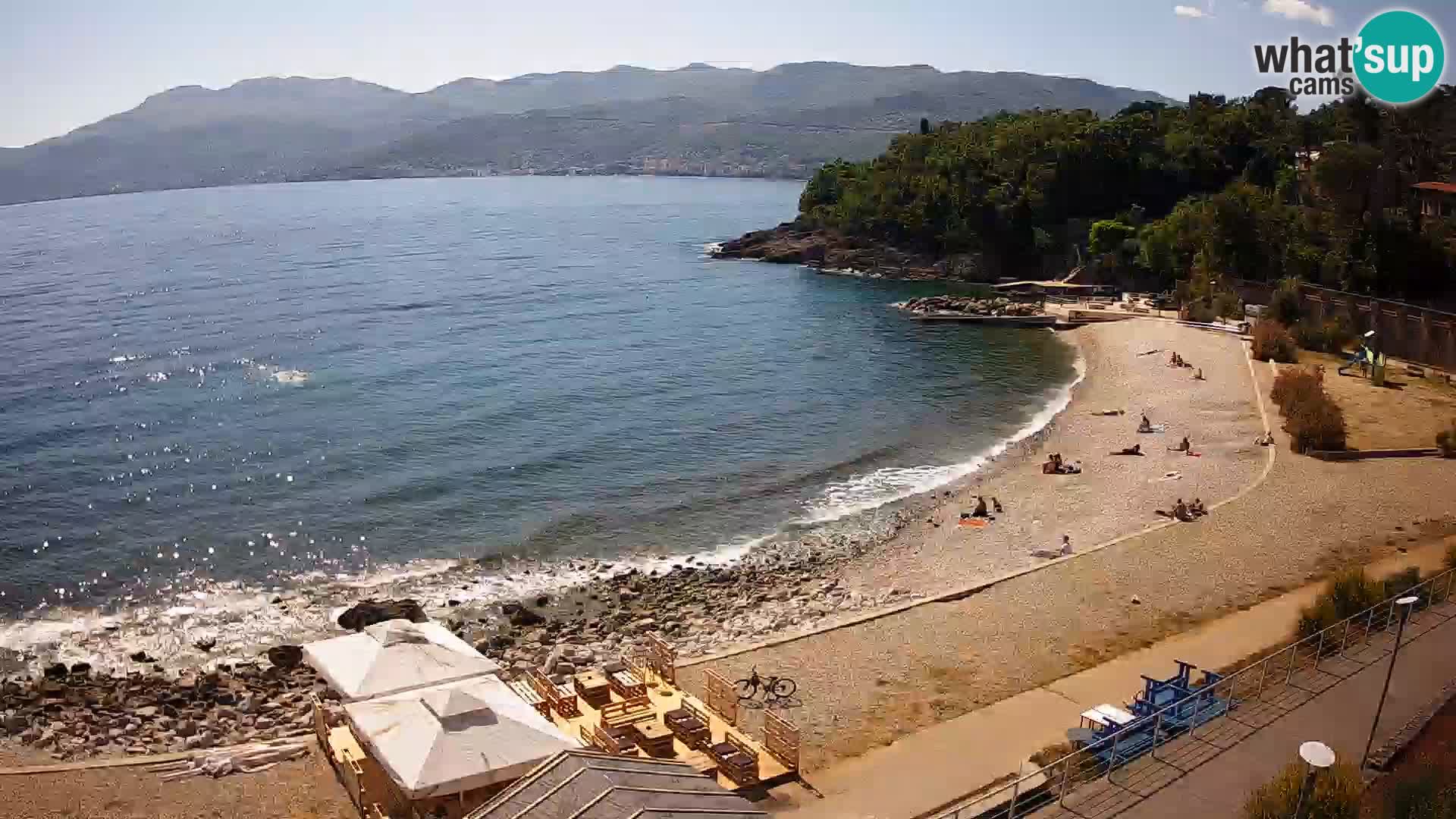 Reka Spletna kamera  plaža pri Bazenih Kantrida