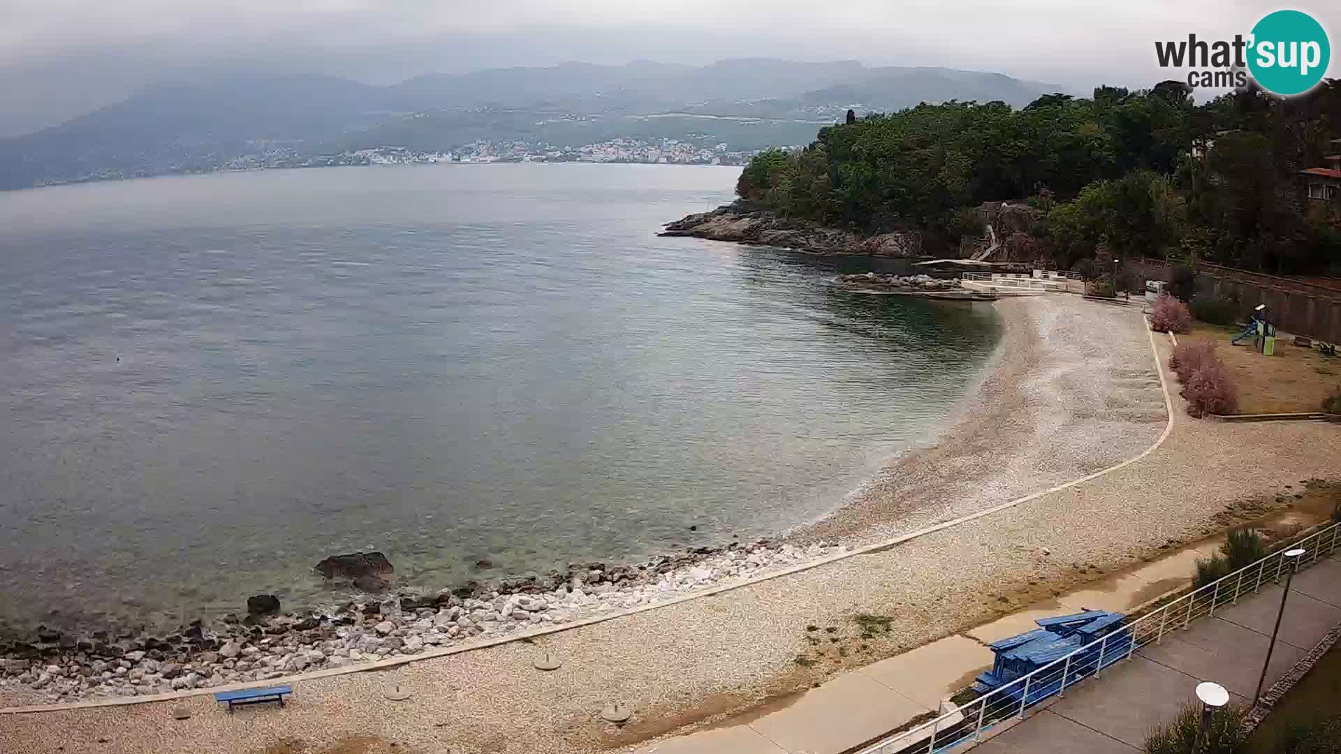 Rijeka web kamera plaža pri Bazenih Kantrida